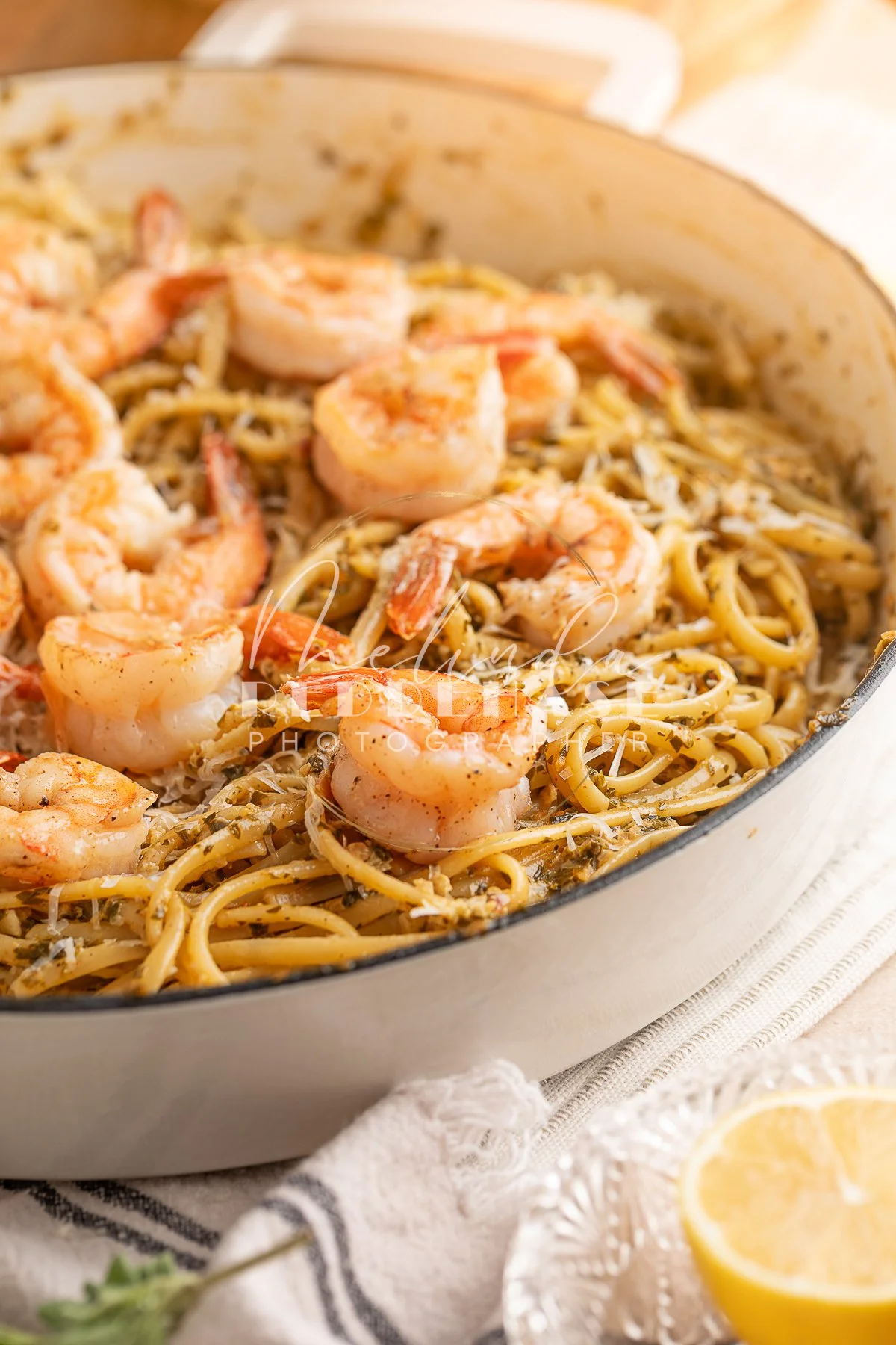 Creamy Chimichurri  Pesto Pasta with Shrimp- LRWM-27.jpg