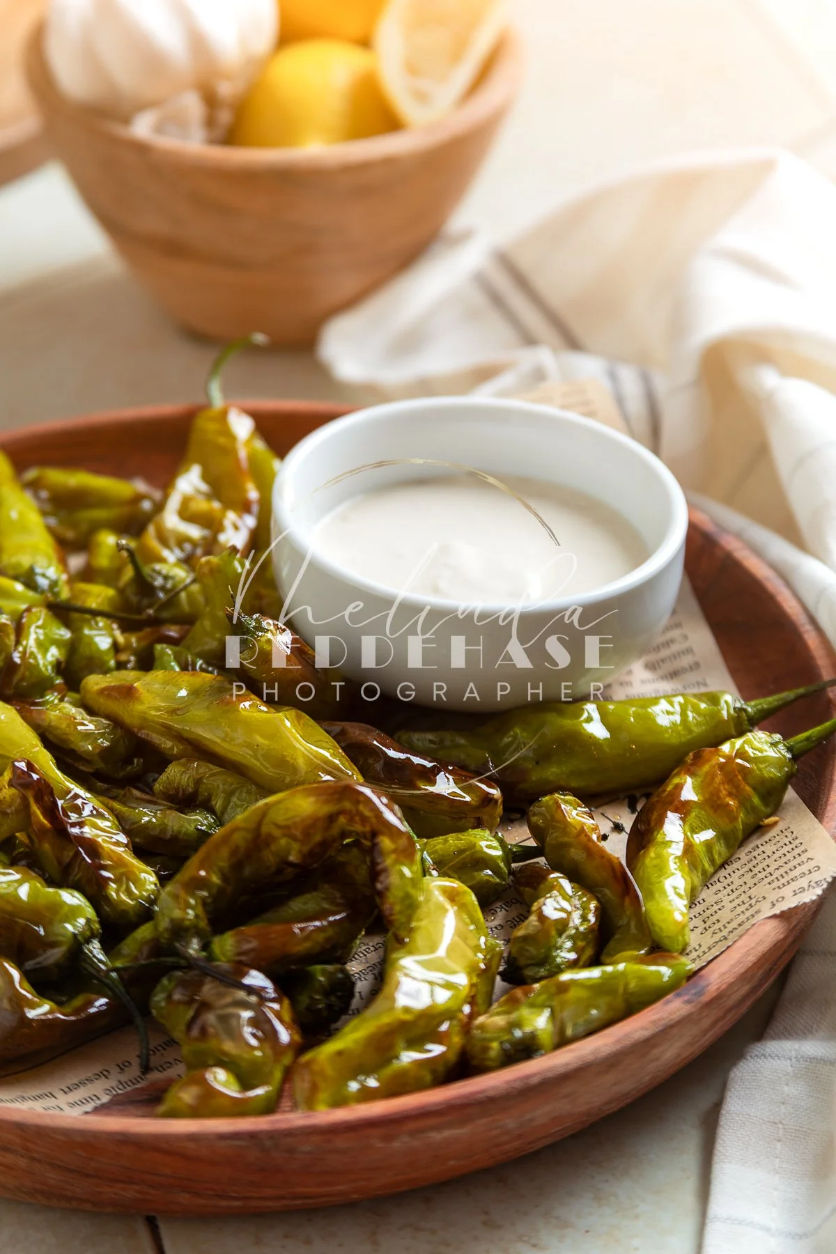 Shishito Peppers Air Fryer Lemon Garlic Dipping Sauce-LRWM--25.jpg