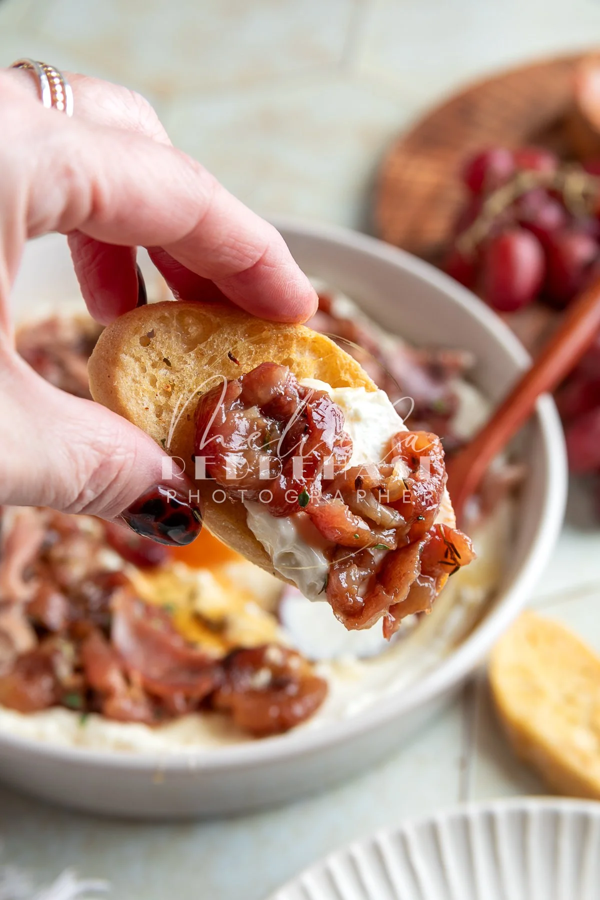 Roasted Grapes Over Honey Whipped Feta Dip- LRWM-25.jpg