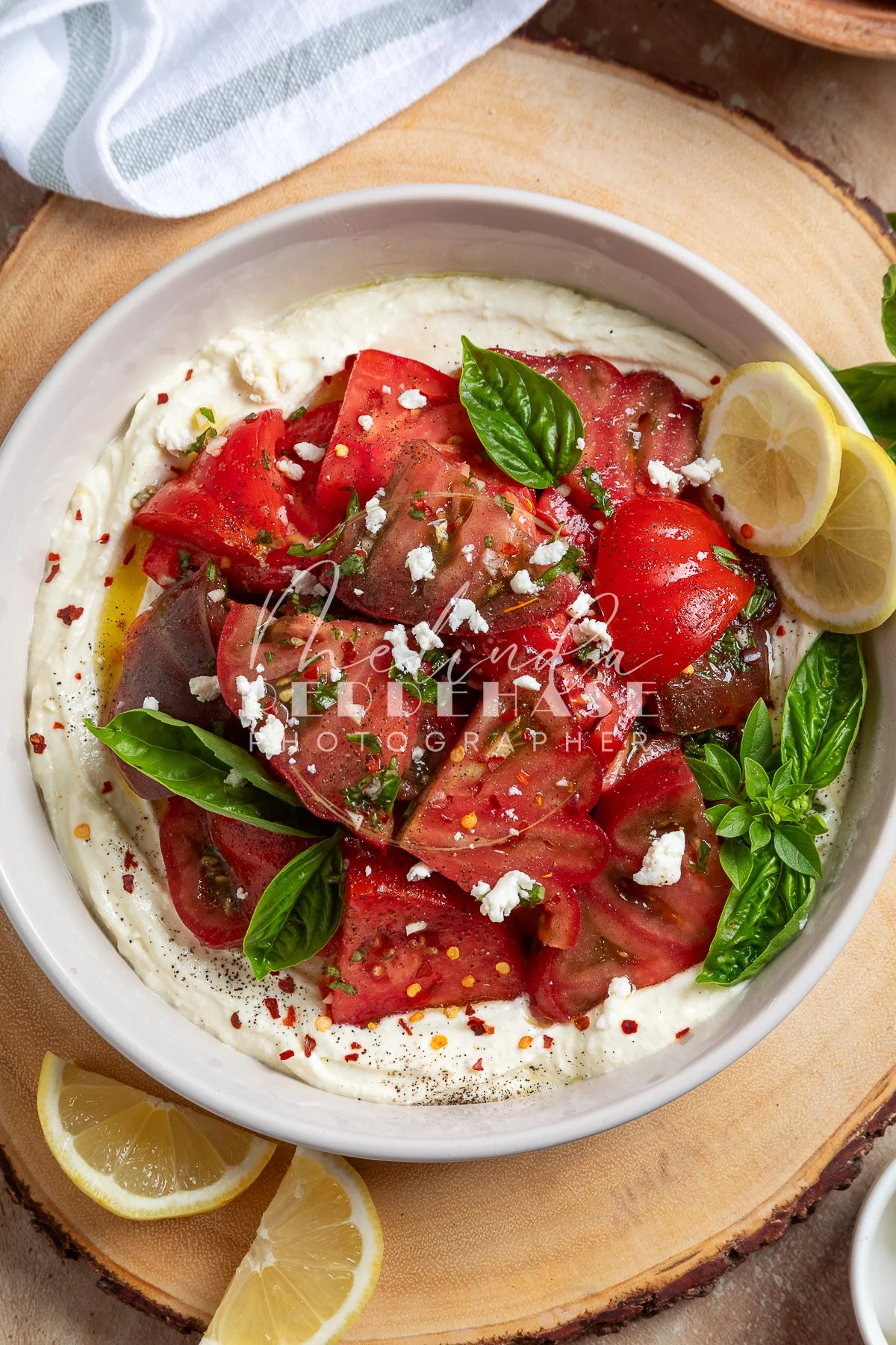 Heirloom Tomato Salad Over Whipped Ricotta Feta- LRWM-9.jpg