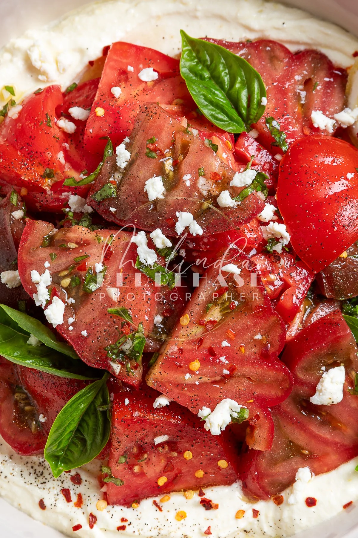 Heirloom Tomato Salad Over Whipped Ricotta Feta- LRWM-10.jpg