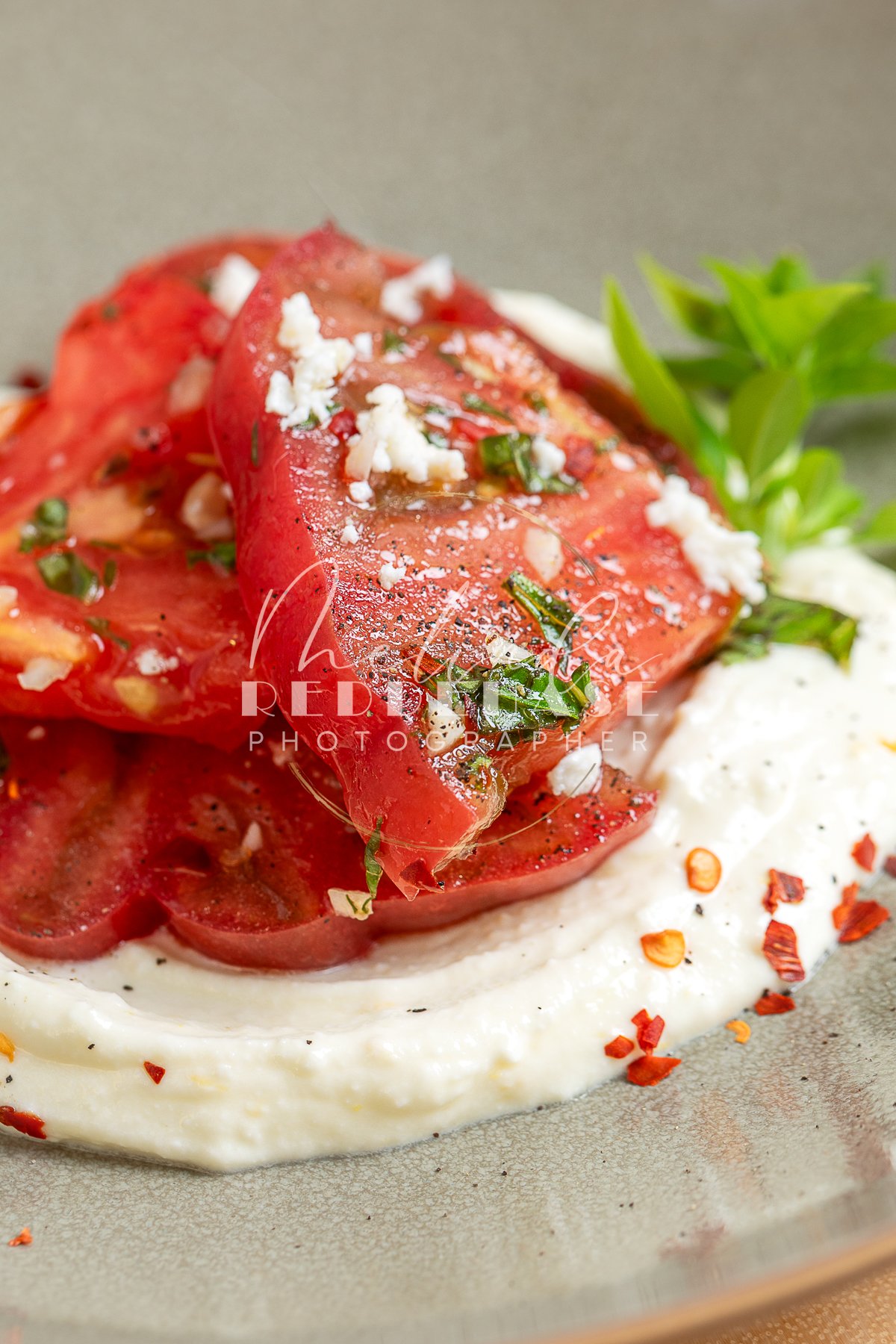 Heirloom Tomato Salad Over Whipped Ricotta Feta- LRWM-25.jpg