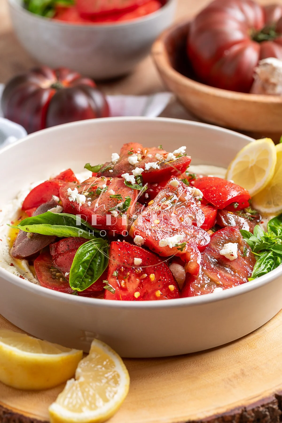 Heirloom Tomato Salad Over Whipped Ricotta Feta- LRWM-23.jpg