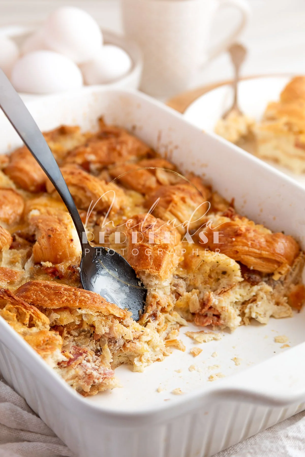 Bacon Sausage Croissant Breakfast Cassarole- LRWM-38.jpg
