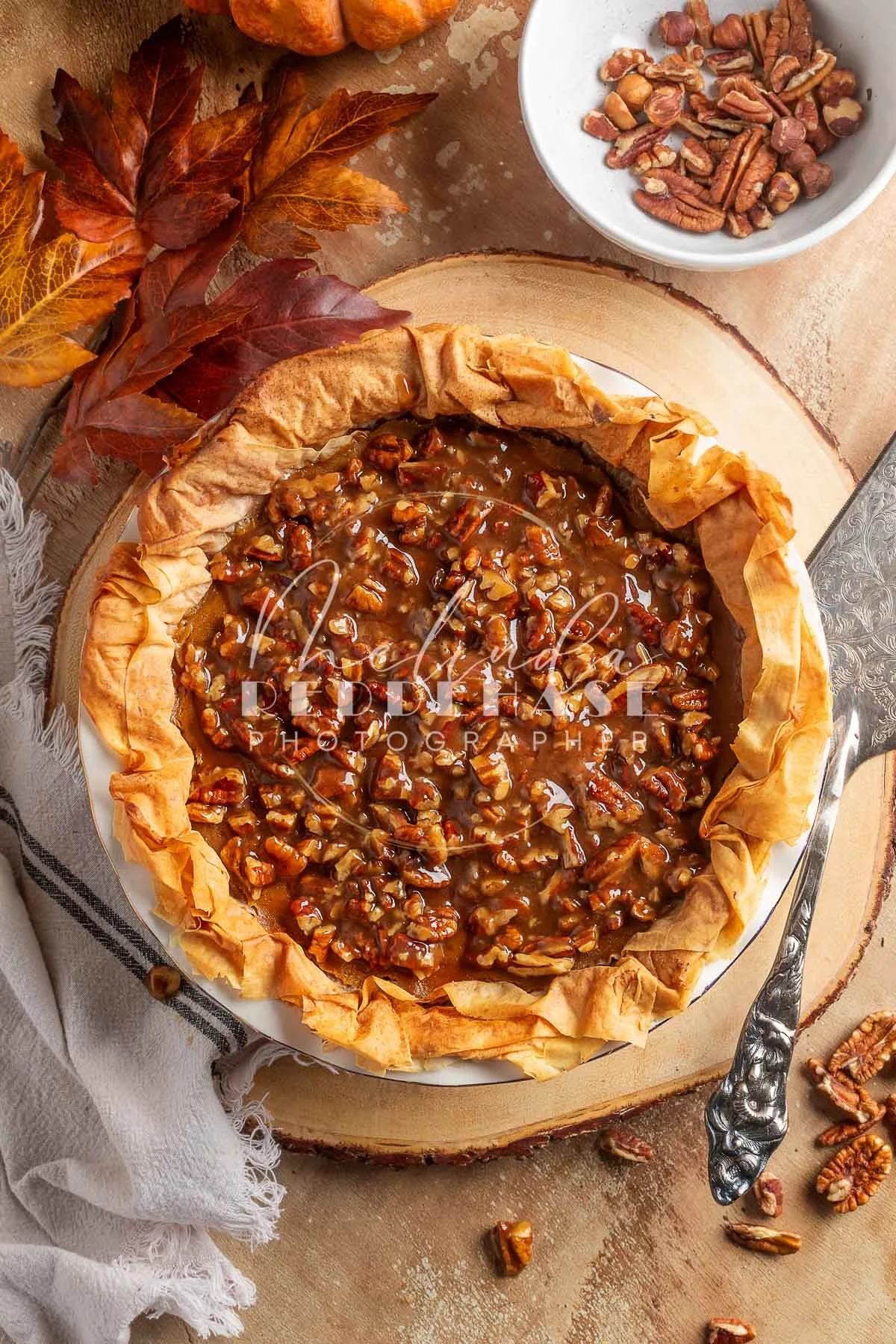 Pumpkin Praline Pie with Phyllo Dough Crust- LRWM-- LRWM-21.jpg