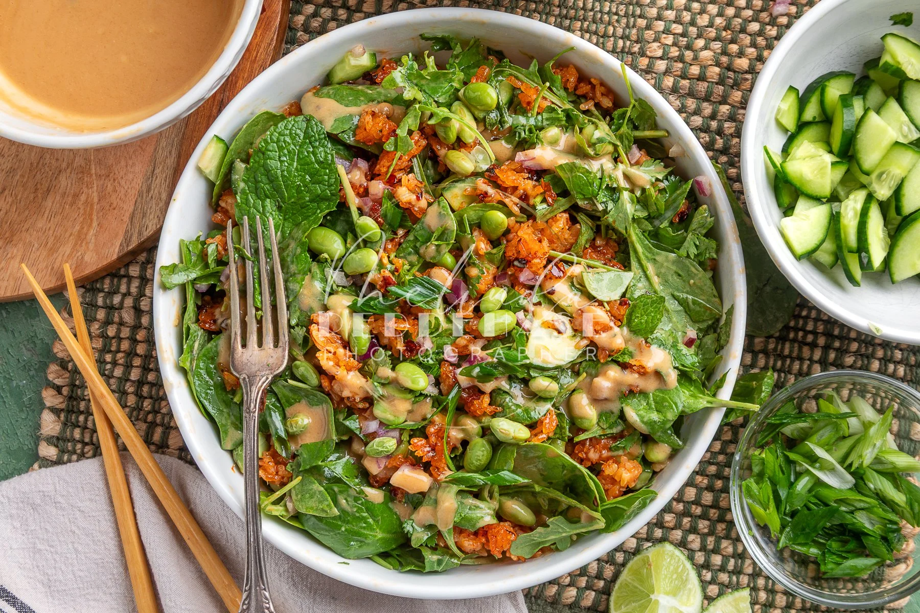 Crispy Rice Salad Herbs Spicy Tahini Peanut Dressing- LRWM-22.jpg