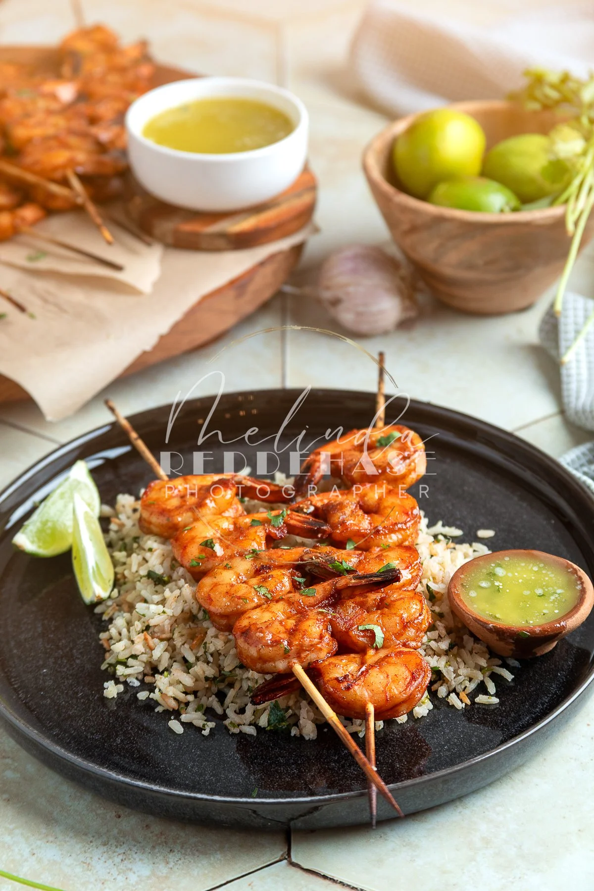 Grilled Shrimp Skewers-Chipotle Honey with Garlic Lime Butter- LRWM-31.jpg