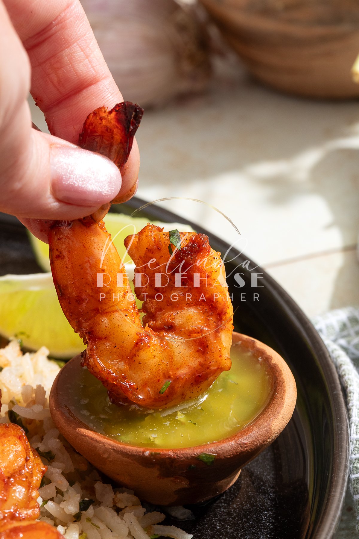 Grilled Shrimp Skewers-Chipotle Honey with Garlic Lime Butter- LRWM-36.jpg