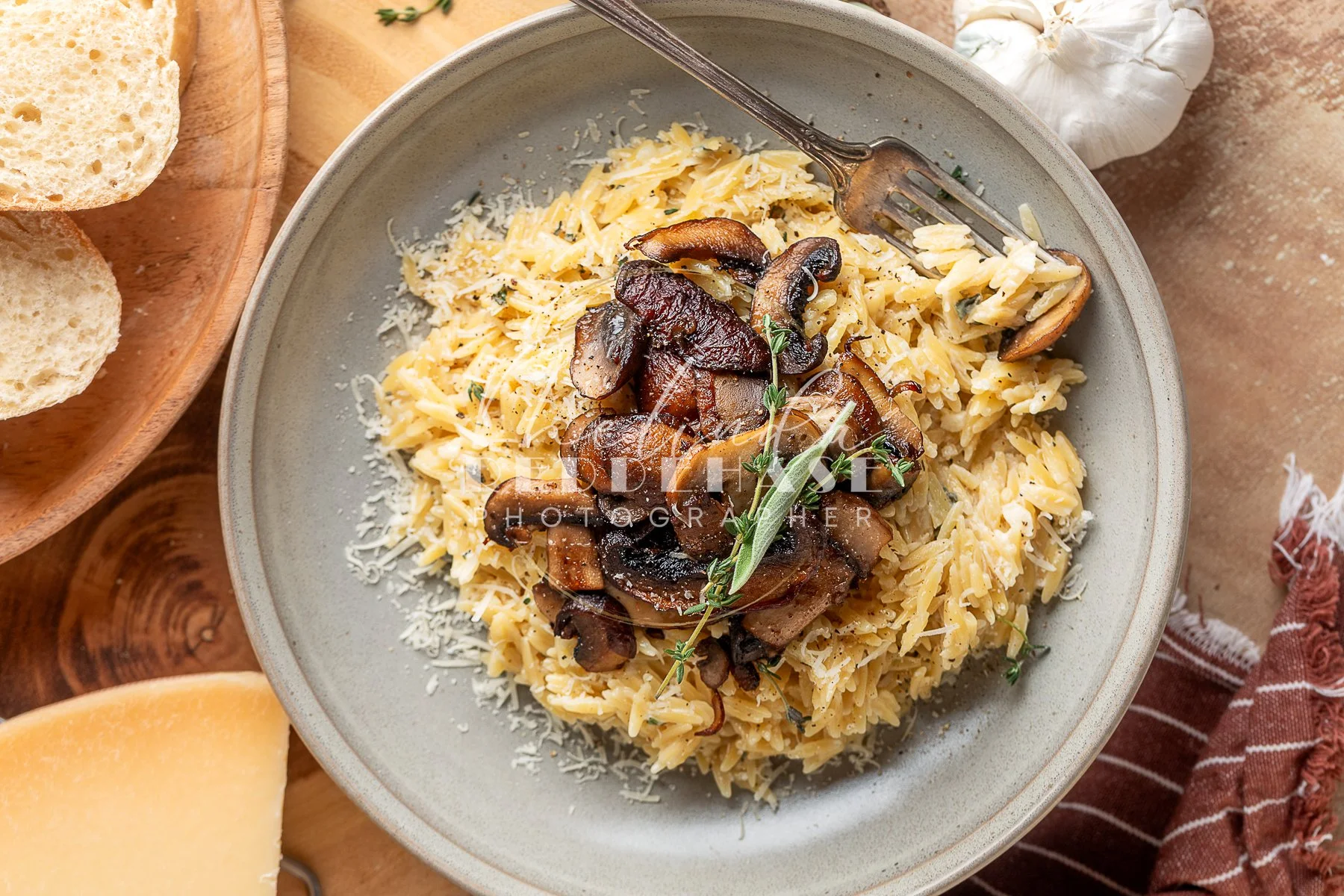 Roasted Mushroom Orzo Pasta with Garlic Cream Sauce- LRWM-22.jpg