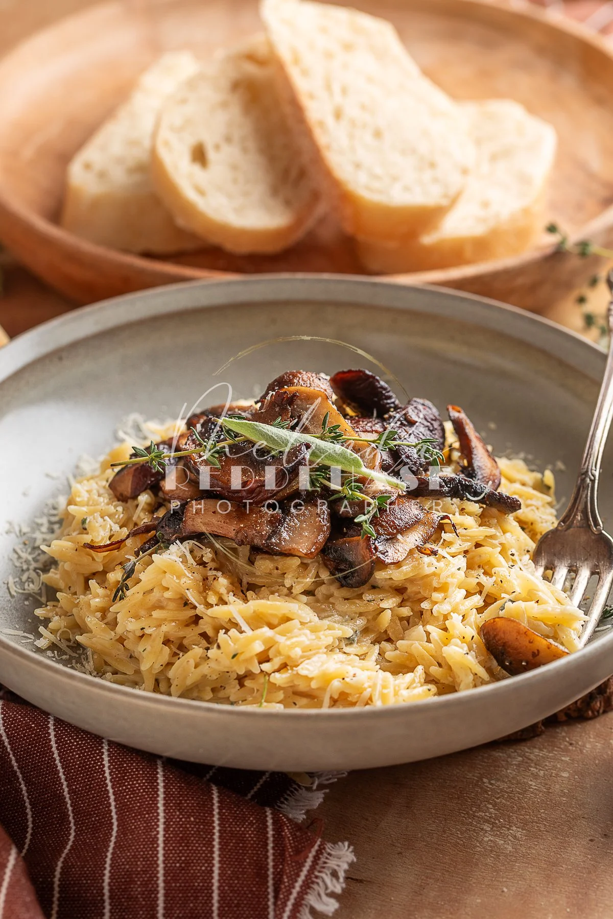 Roasted Mushroom Orzo Pasta with Garlic Cream Sauce- LRWM-27.jpg