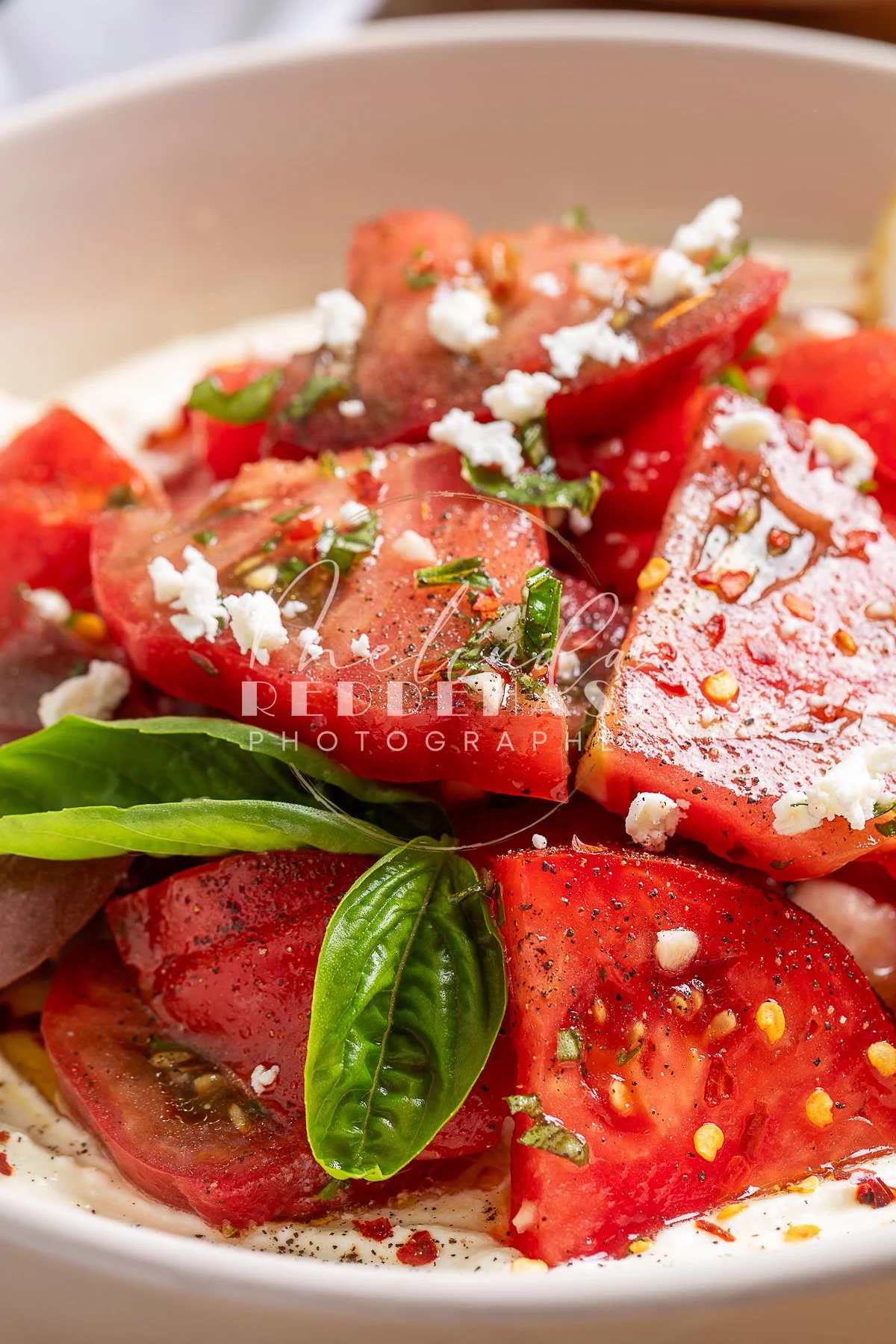 Heirloom Tomato Salad Over Whipped Ricotta Feta- LRWM-15.jpg