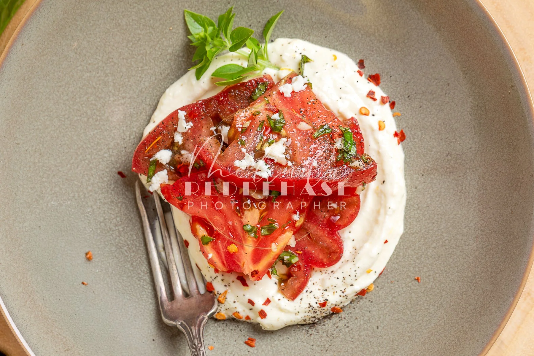 Heirloom Tomato Salad Over Whipped Ricotta Feta- LRWM-29.jpg