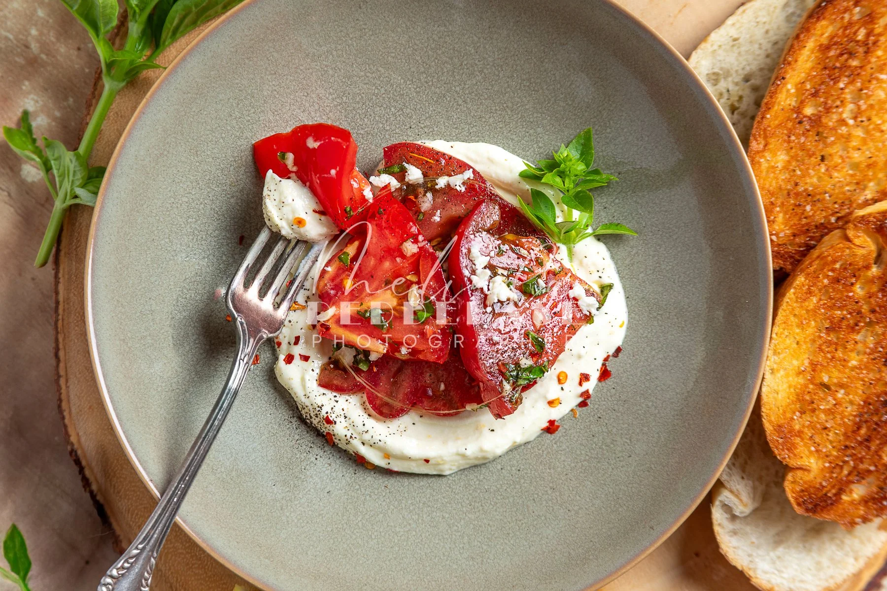 Heirloom Tomato Salad Over Whipped Ricotta Feta- LRWM-31.jpg