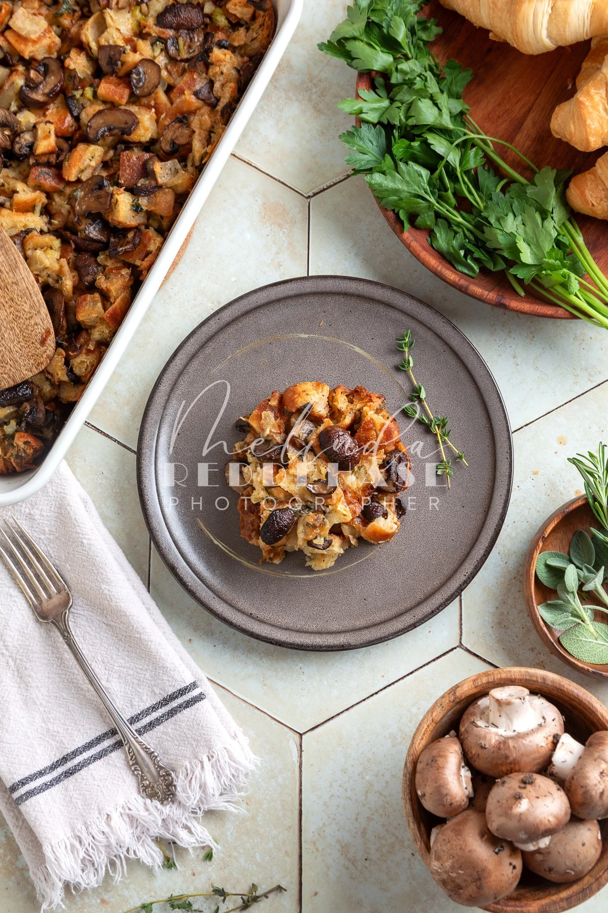 Mushroom Stuffing with Brown Butter and Herbs- LRWM-31.jpg