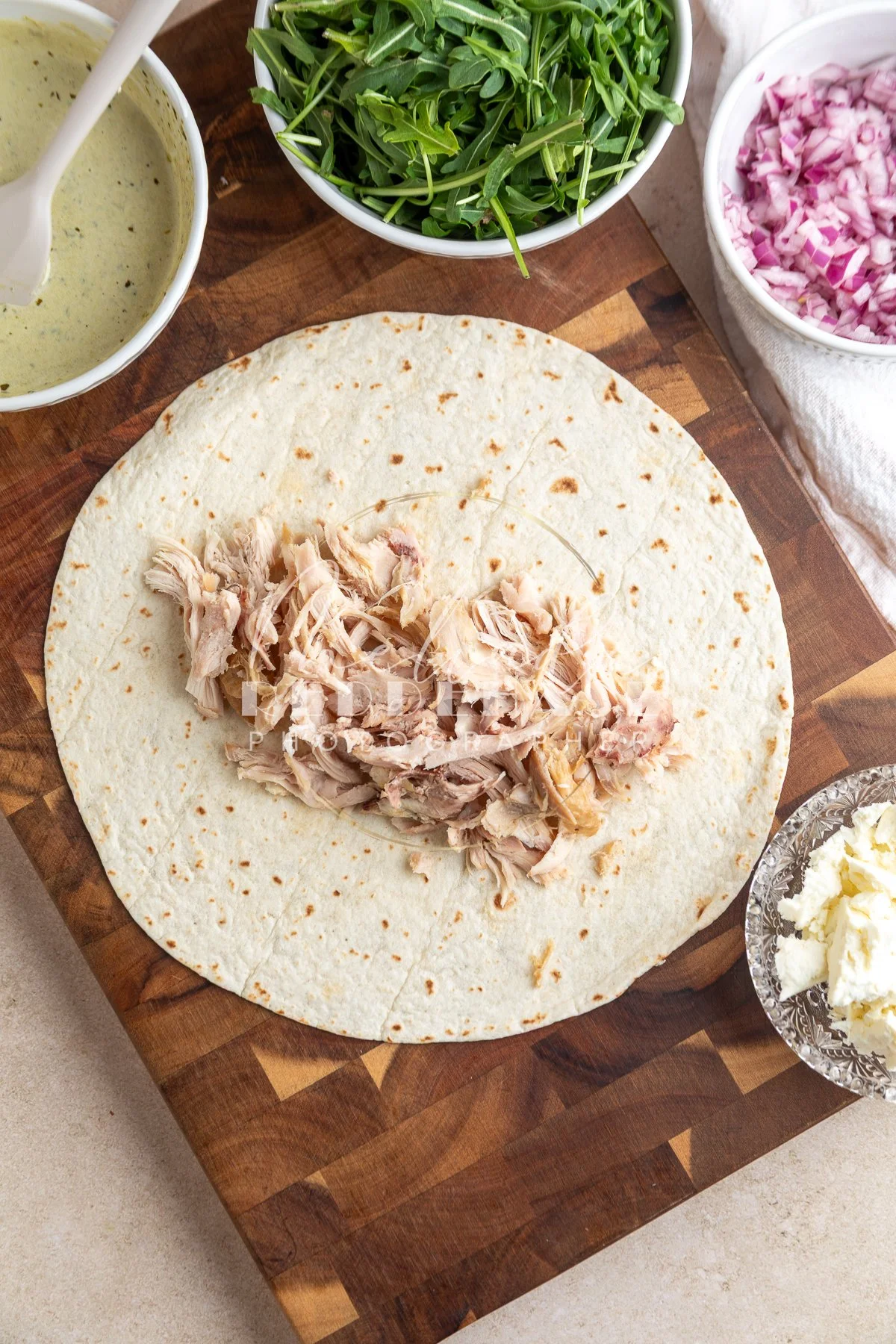 Pesto Chicken Wrap Lemon Garlic Yogurt Dip - LRWM-7.jpg