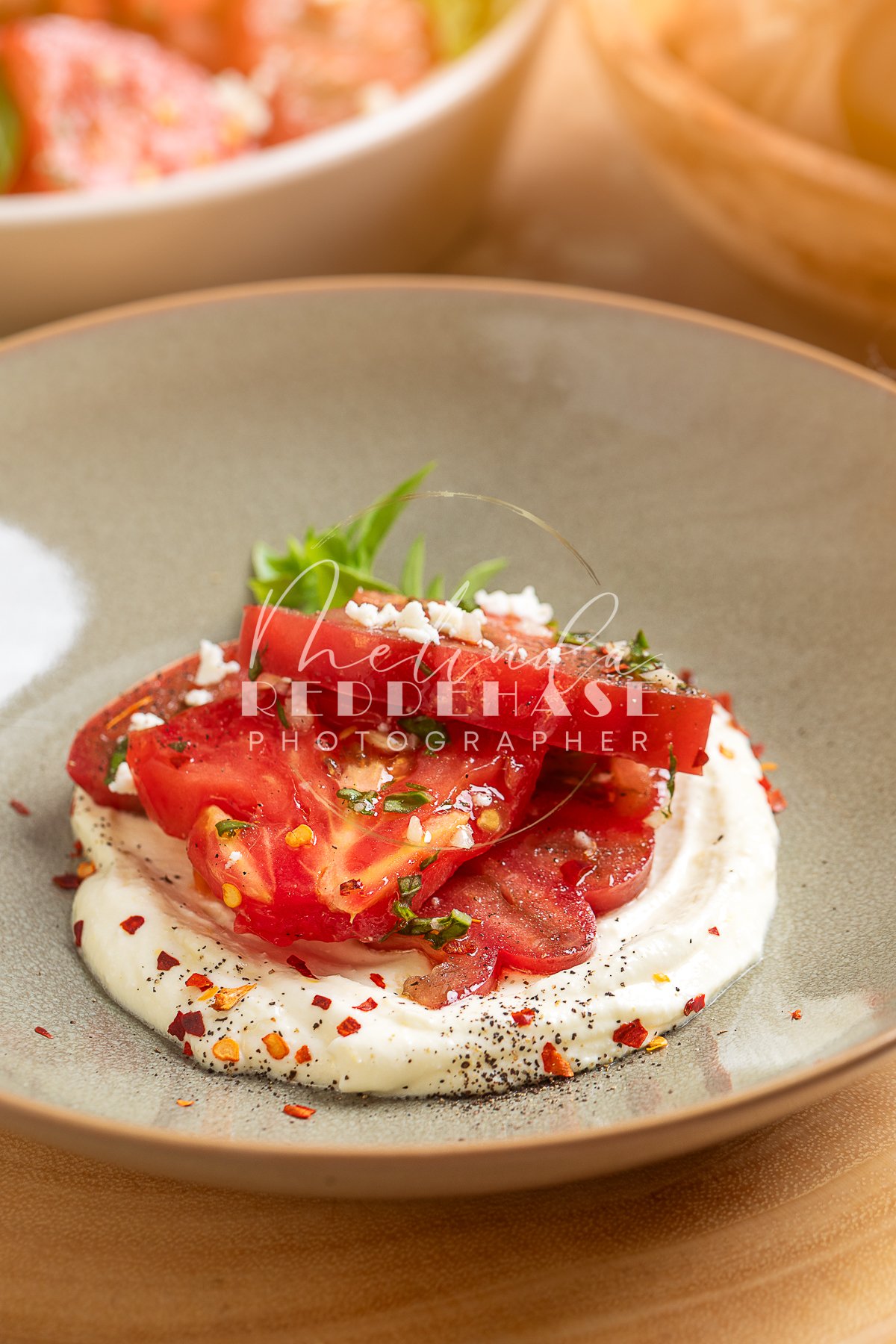 Heirloom Tomato Salad Over Whipped Ricotta Feta- LRWM-26.jpg