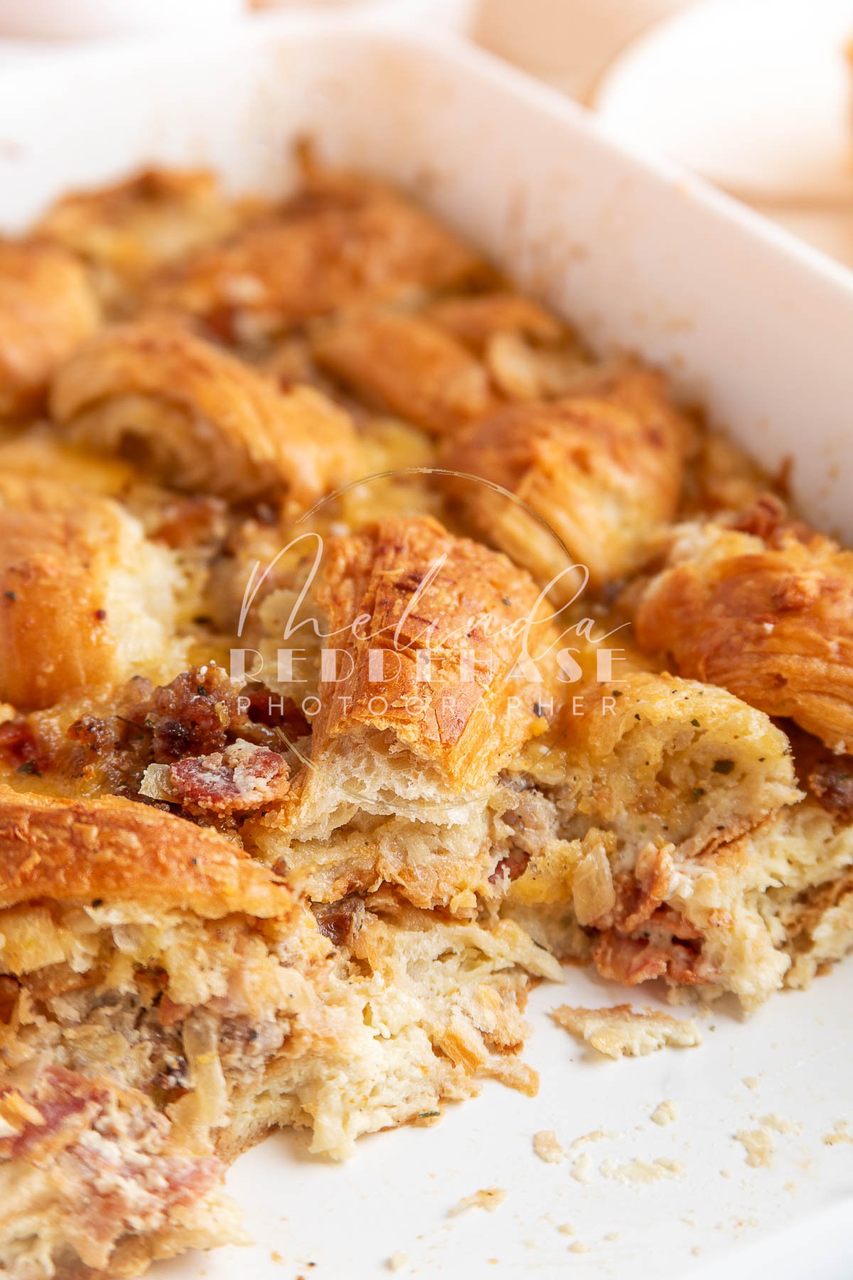 Bacon Sausage Croissant Breakfast Cassarole- LRWM-33.jpg
