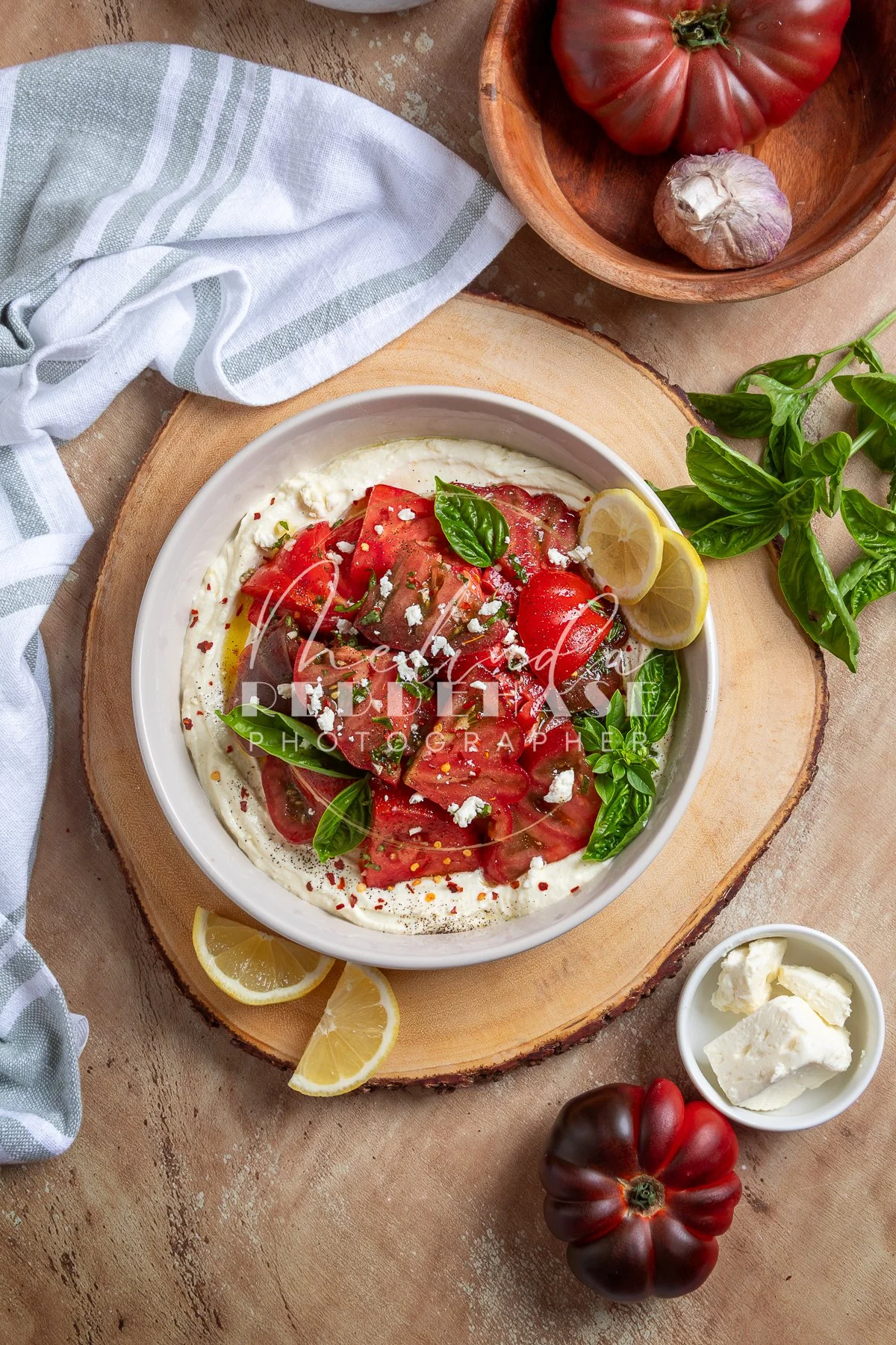 Heirloom Tomato Salad Over Whipped Ricotta Feta- LRWM-8.jpg