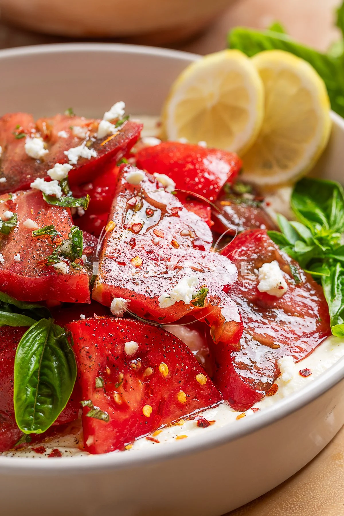 Heirloom Tomato Salad Over Whipped Ricotta Feta- LRWM-16.jpg
