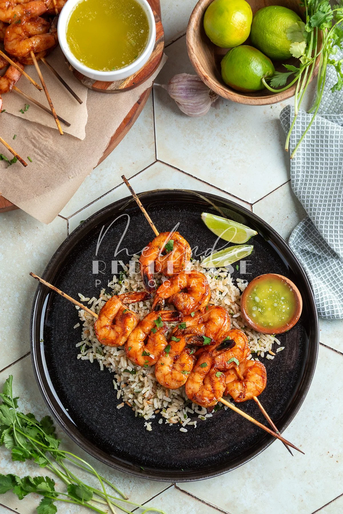 Grilled Shrimp Skewers-Chipotle Honey with Garlic Lime Butter- LRWM-33.jpg