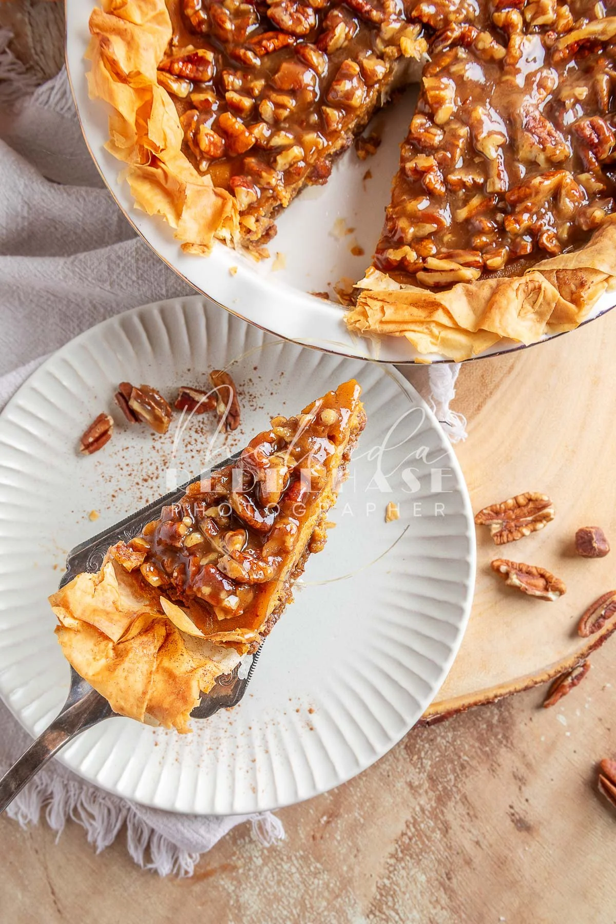 Pumpkin Praline Pie with Phyllo Dough Crust- LRWM-- LRWM-37.jpg