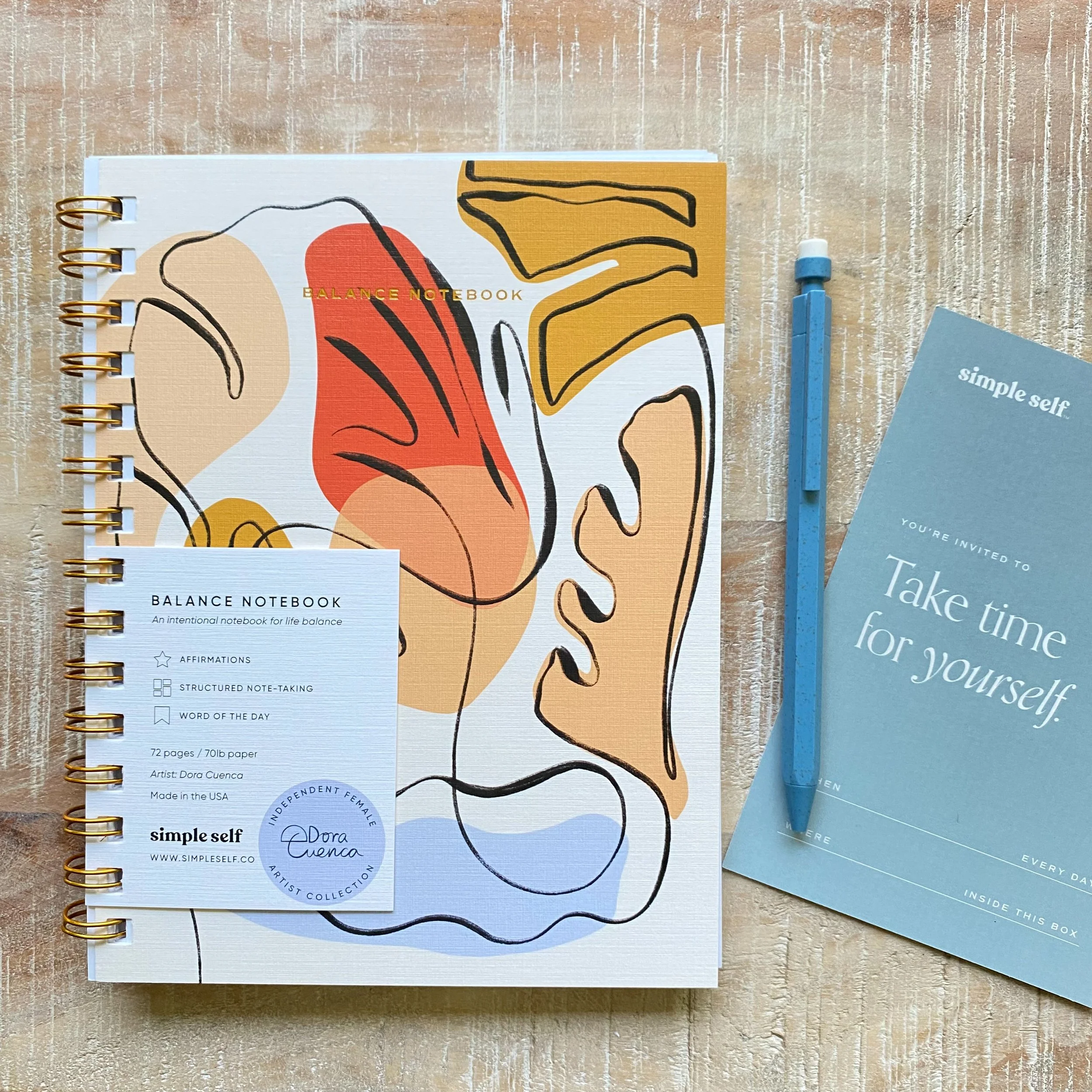 Ocean's Embrace (Balance Notebook Dora Cuenca X Simple Self)