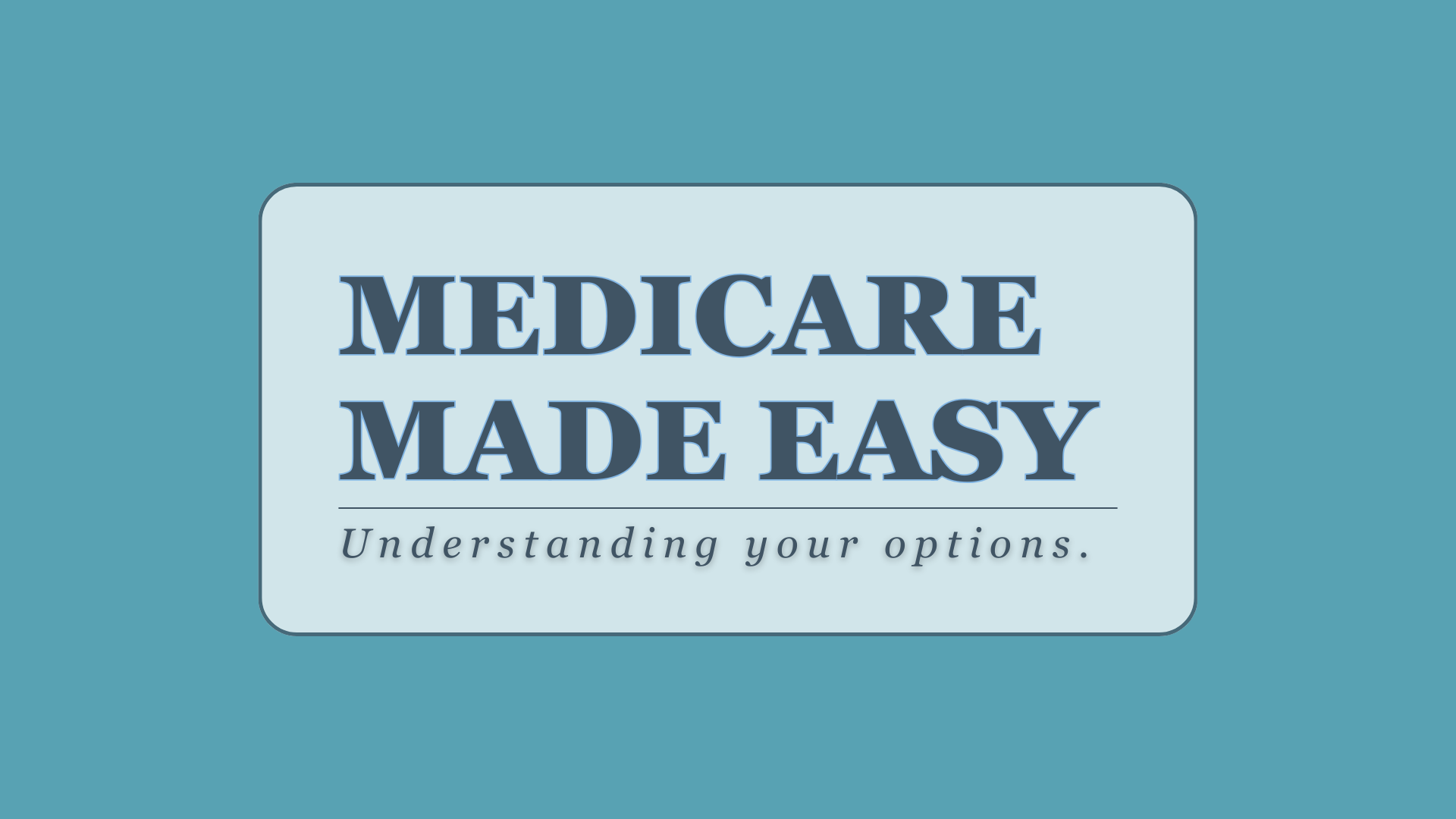 Medicare Made Easy Seminar (Wednesday)