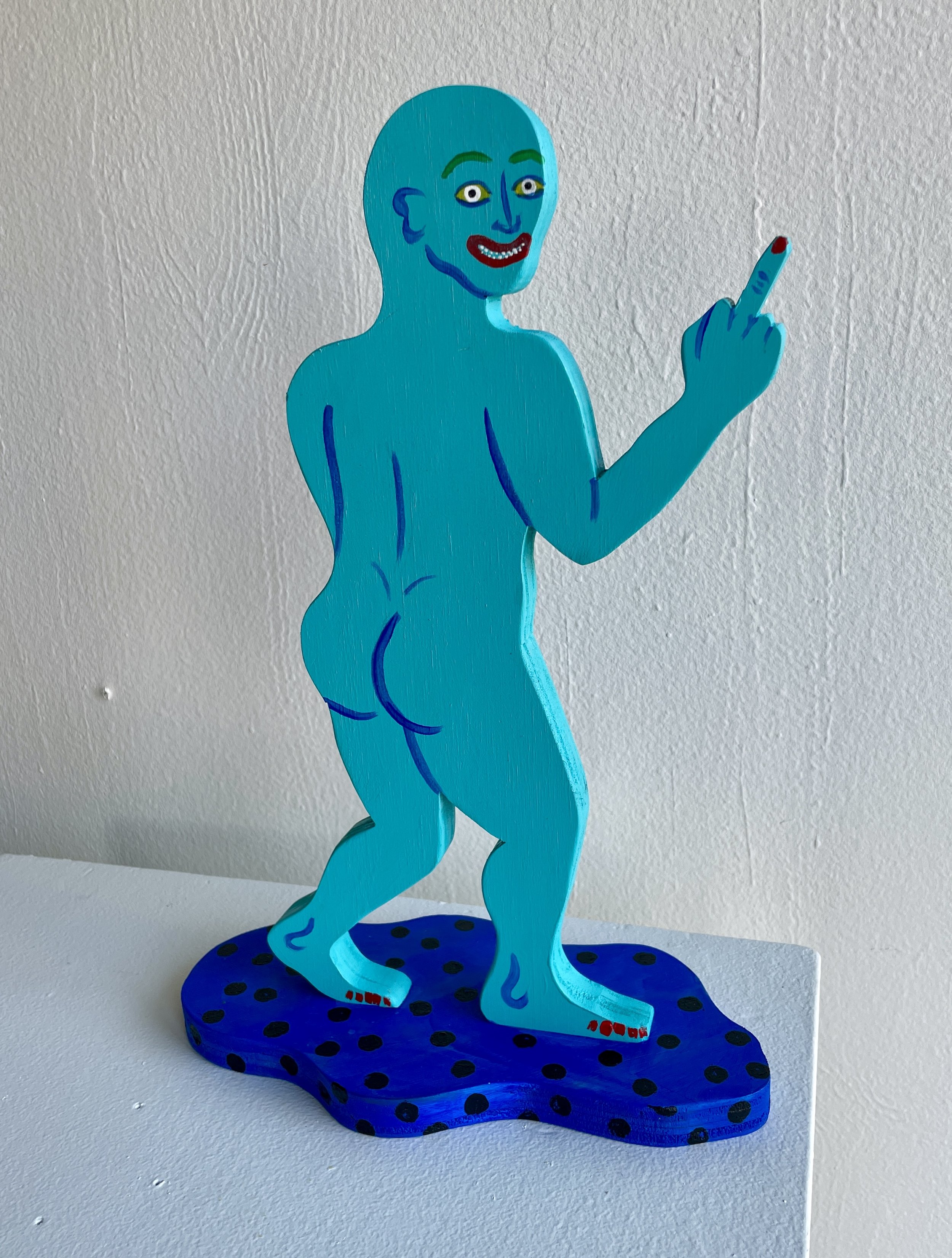 Middle Finger Big Butt Guy