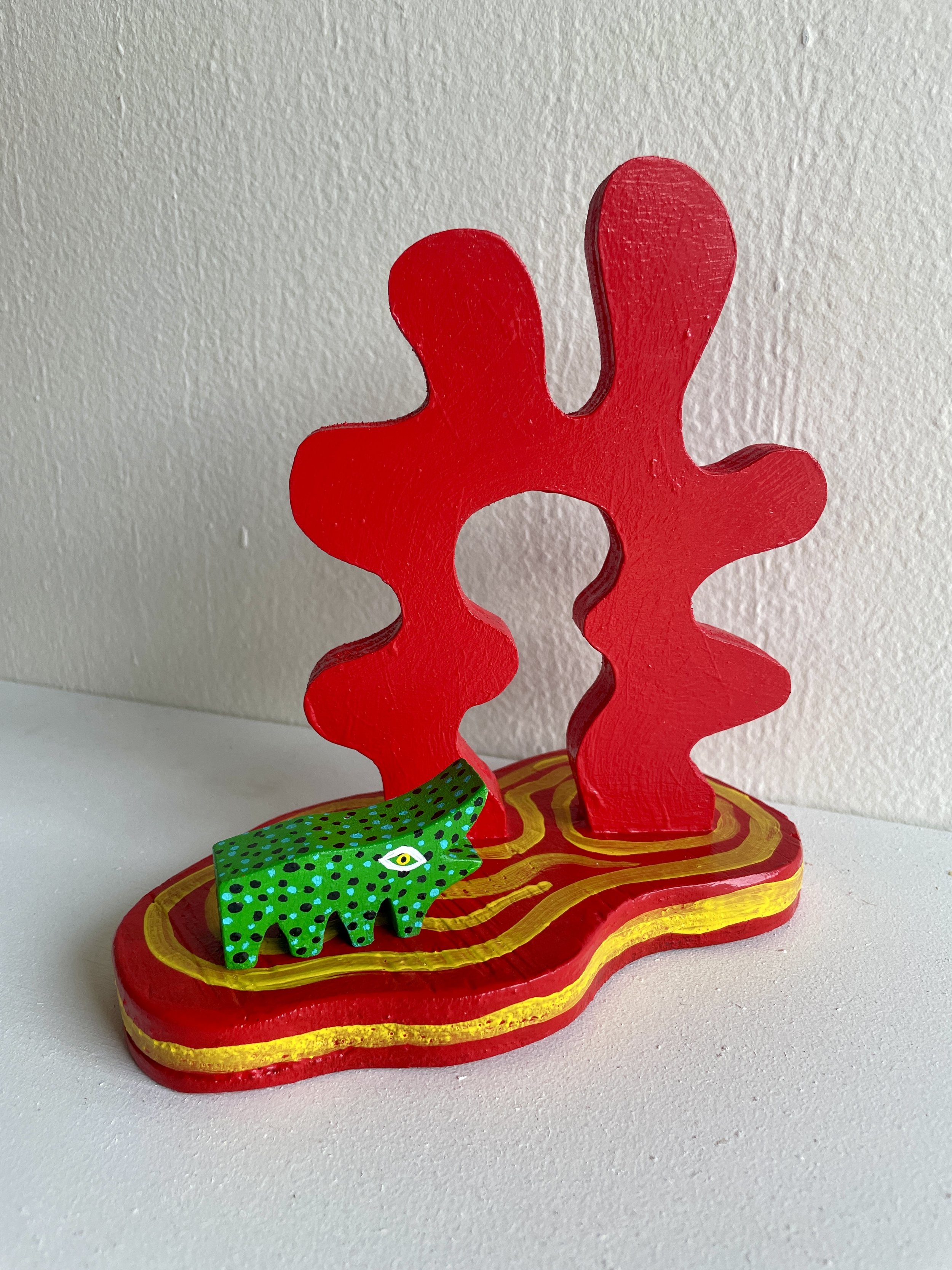 TIny Creature on a Red Landscape