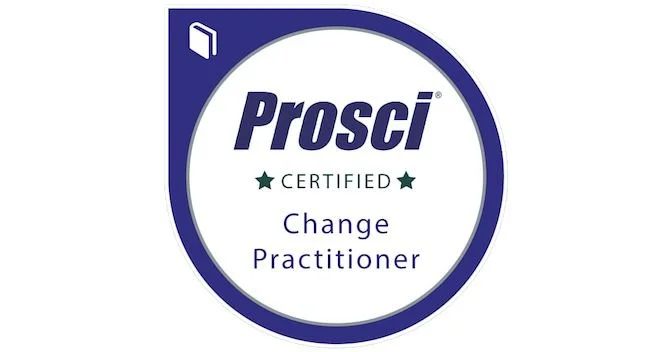 Change Practitioner Certification through PROSCI.