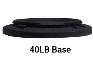 40 lb Snap-On Base - Drum Base