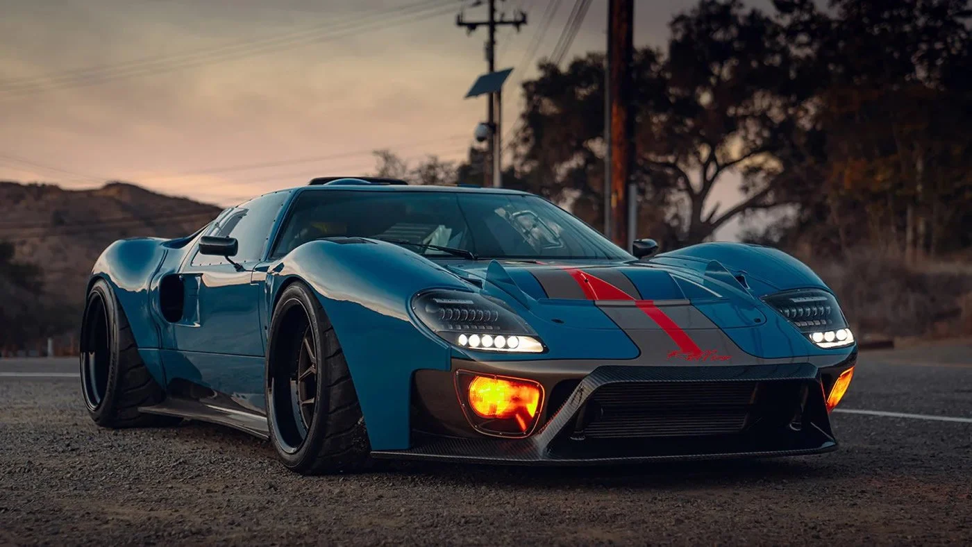 Ruffian 1966 Ford GT40 Mark 1 - Right Front Exterior (Evening)