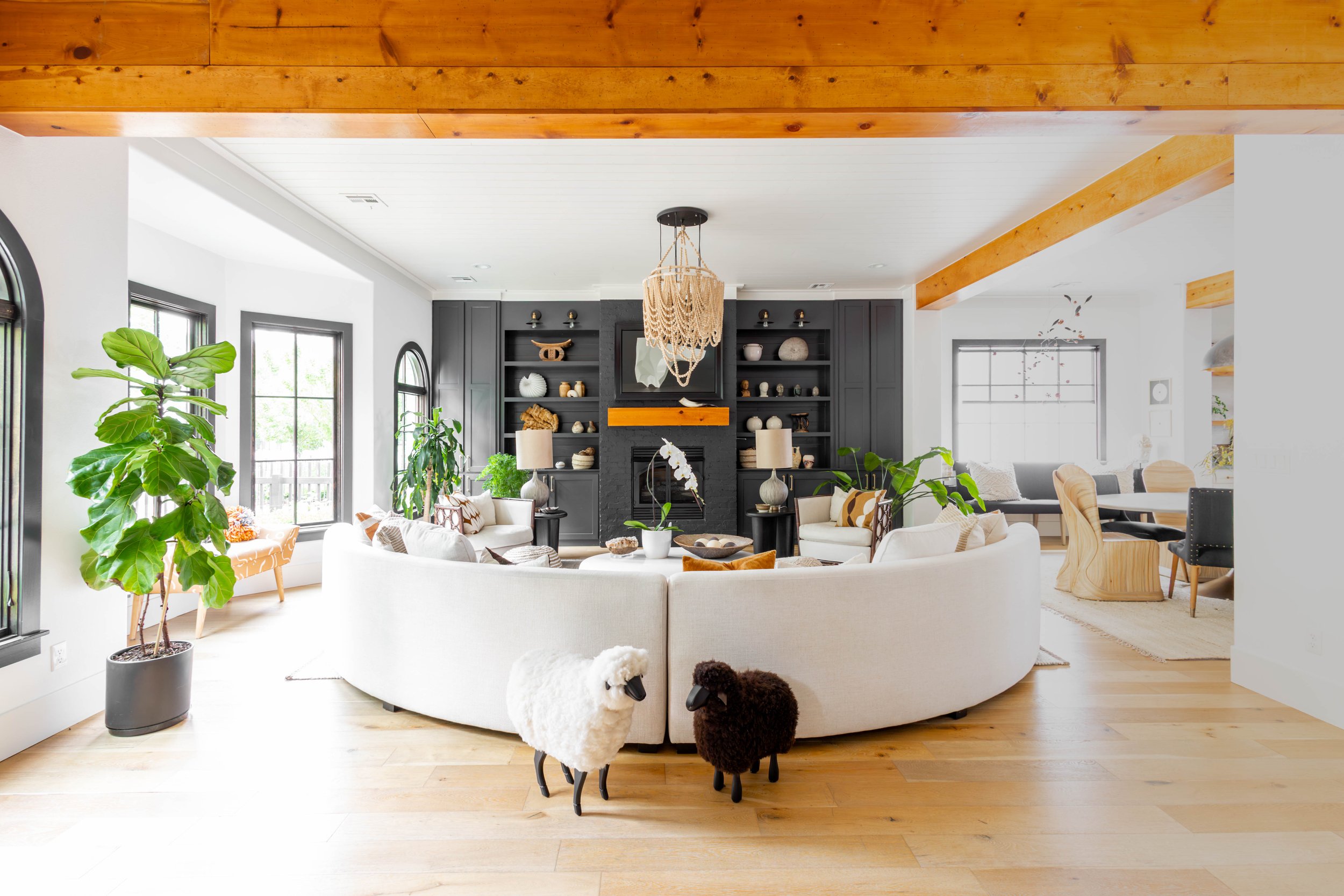 Meet Wesley and Buttercup, our two resident sheep. This house was built on former farmland, so they are right at home.