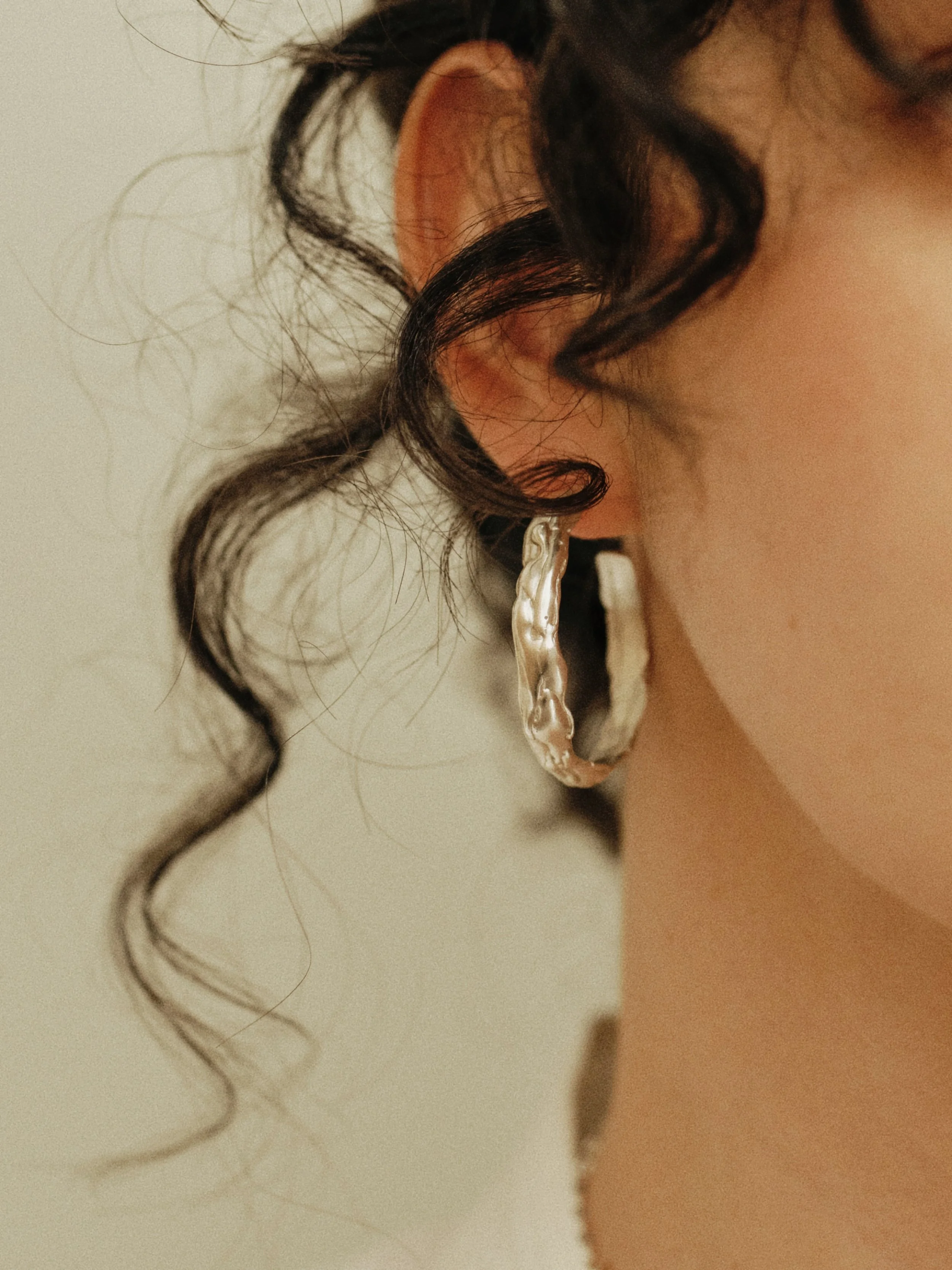 Raja Hoops | Silver