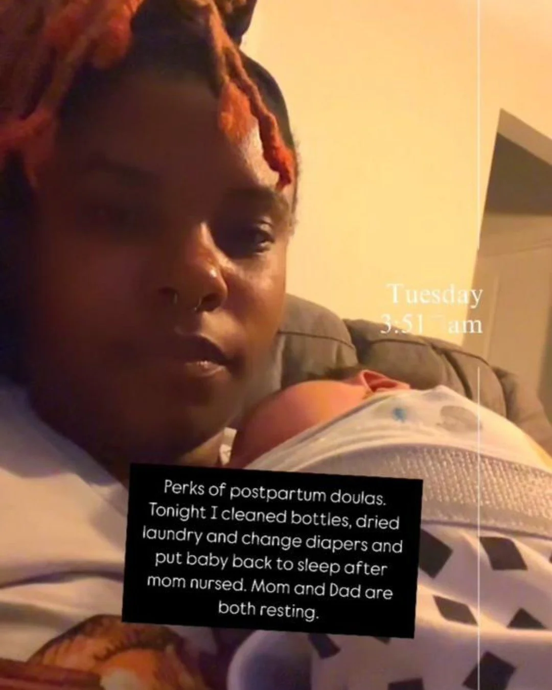 Having a baby is life-changing&mdash;and exhausting for everyone involved. 🍼💤 From sleepless nights to endless new responsibilities, it can feel overwhelming. That&rsquo;s why our doulas step in to help, holding your little one so you can rest and 