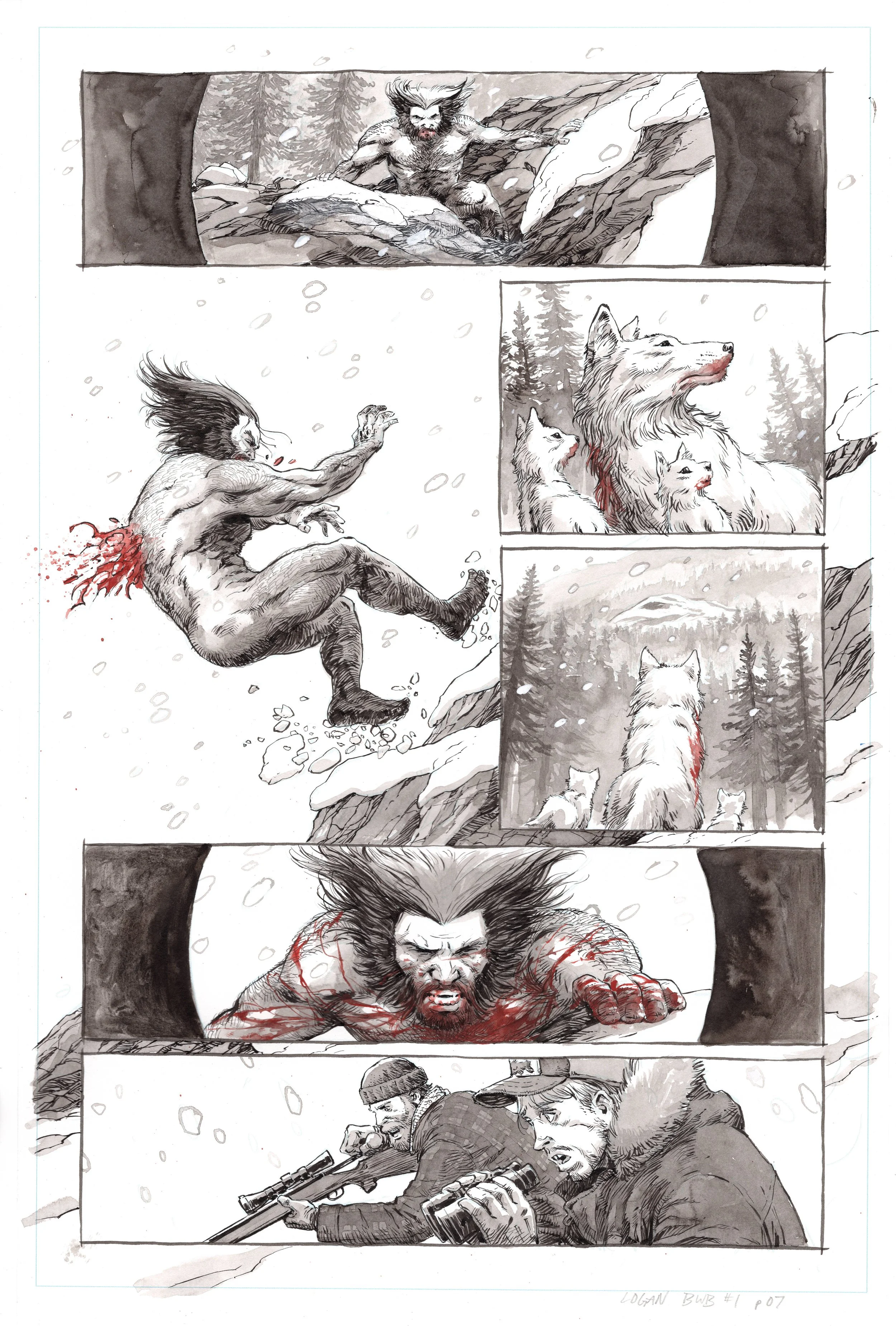 dave wachter original art logan black white blood issue 1 page  07.jpg