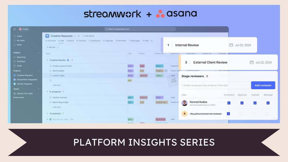 Asana 🤝 StreamWork