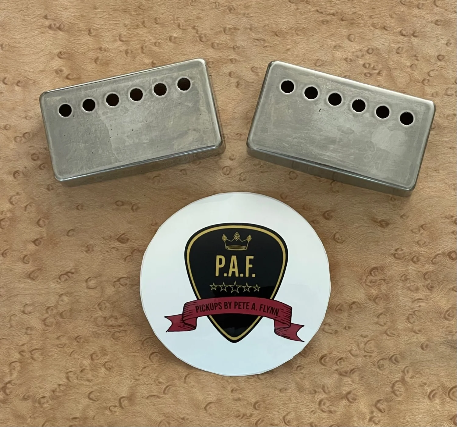 Aged Nickel Historic Humbucker Covers — Pickups by Pete A Flynn