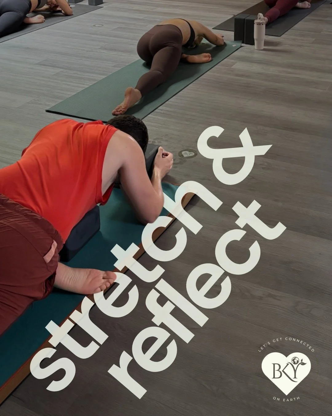 Stretching isn&rsquo;t just for the body, it&rsquo;s for the mind, too. Each time we lengthen, breathe, and soften into a pose, we create space to listen&hellip;to how we feel, what we need, and where we&rsquo;re growing.

Reflection begins where mov