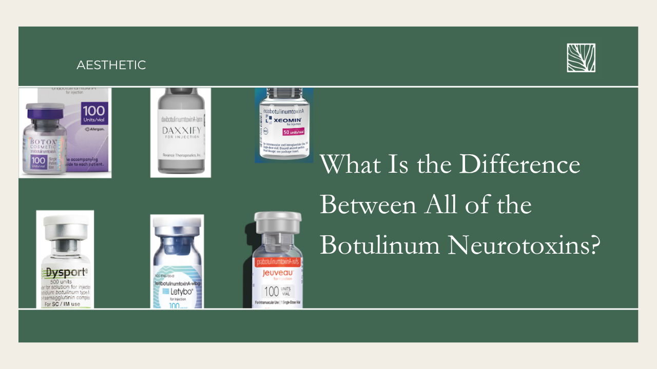 What Is the Difference Between All of the Botulinum Neurotoxins?