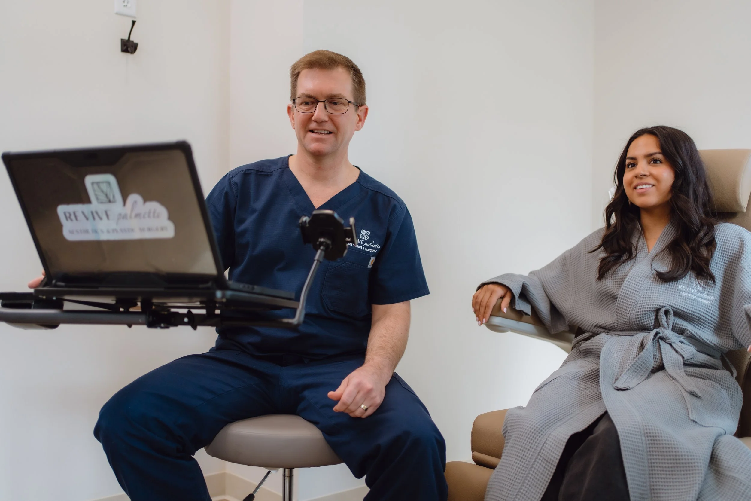 MOXI laser treatment at Revive Palmetto Aesthetics and Plastic Surgery in Bluffton, South Carolina