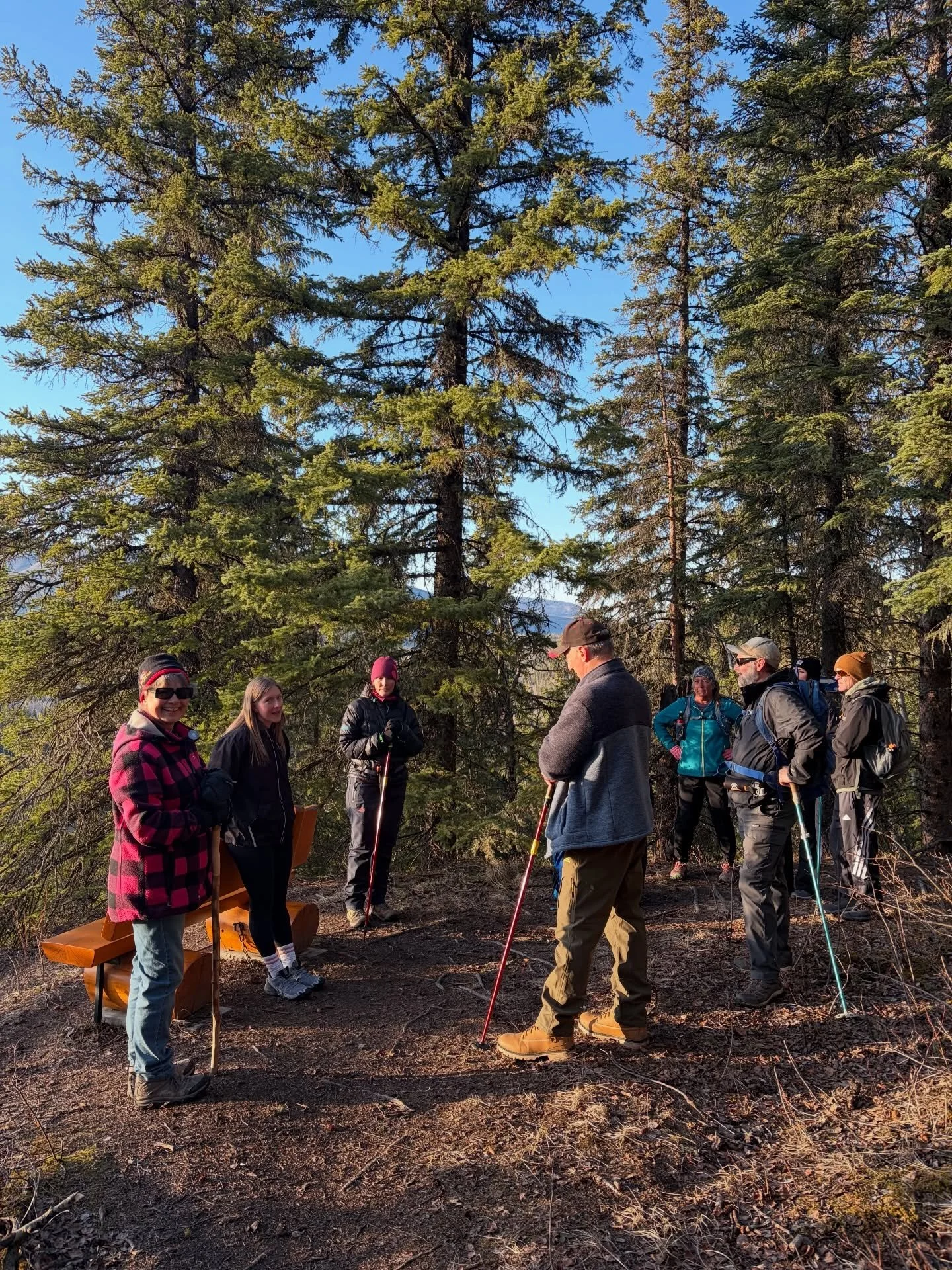 Hike Nights Tumbler Ridge was perfection last night even though the weather played tricks on us all day. By 6:30, it was calm and the sun was shining. 

This group is going to be epic, what a fun, enthusiastic and diverse team! We learned some histor