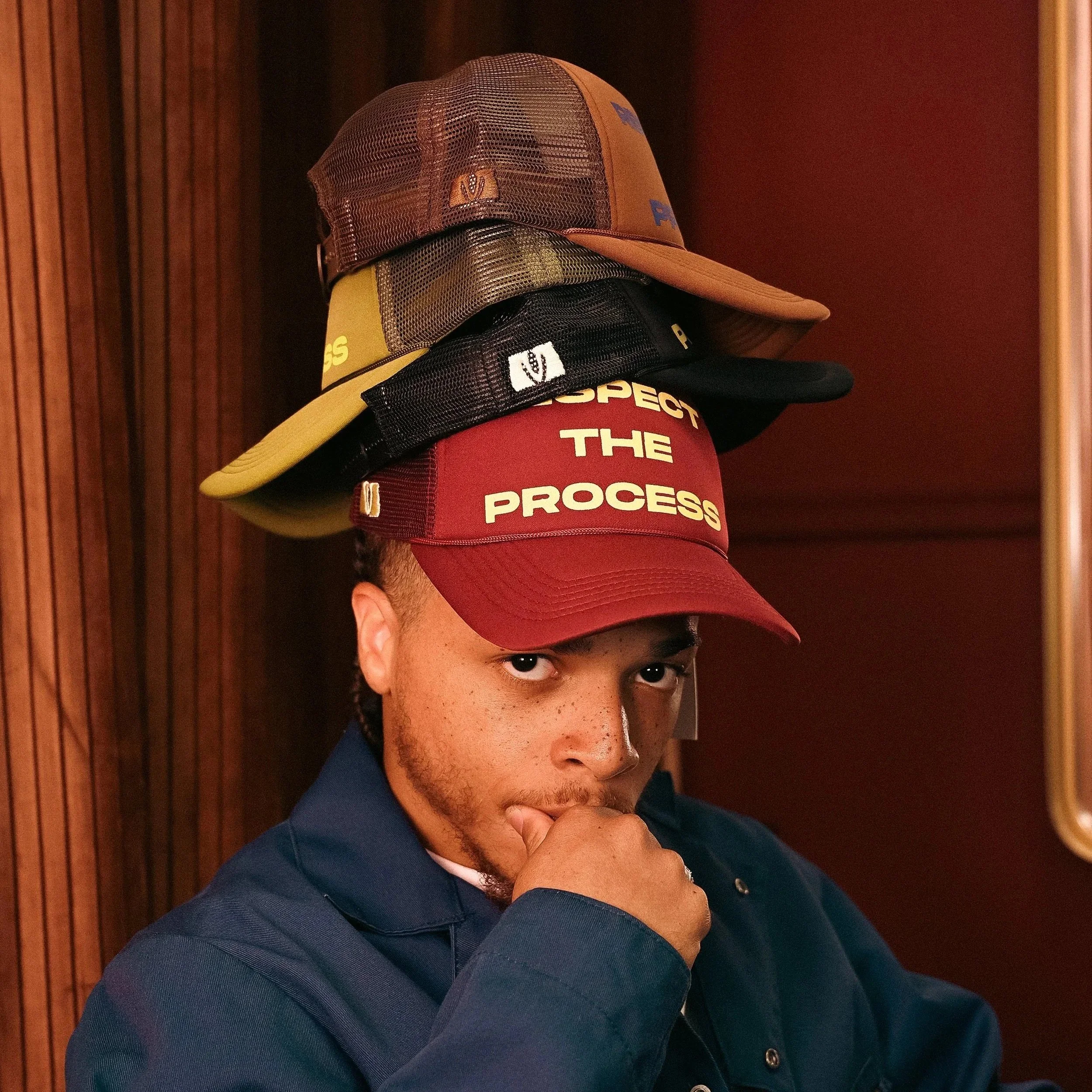 trucker hat respect the process