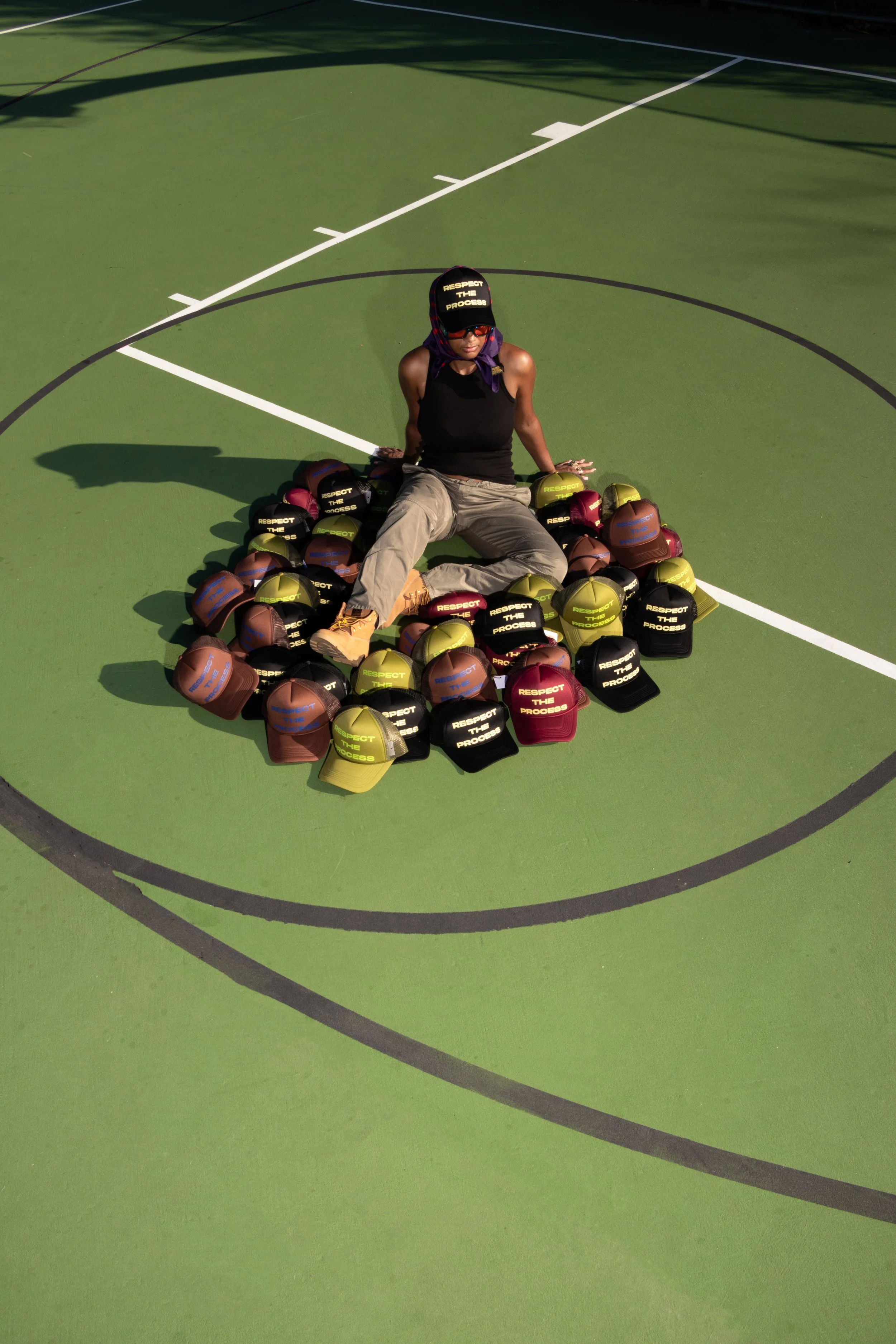 trucker hat respect the process