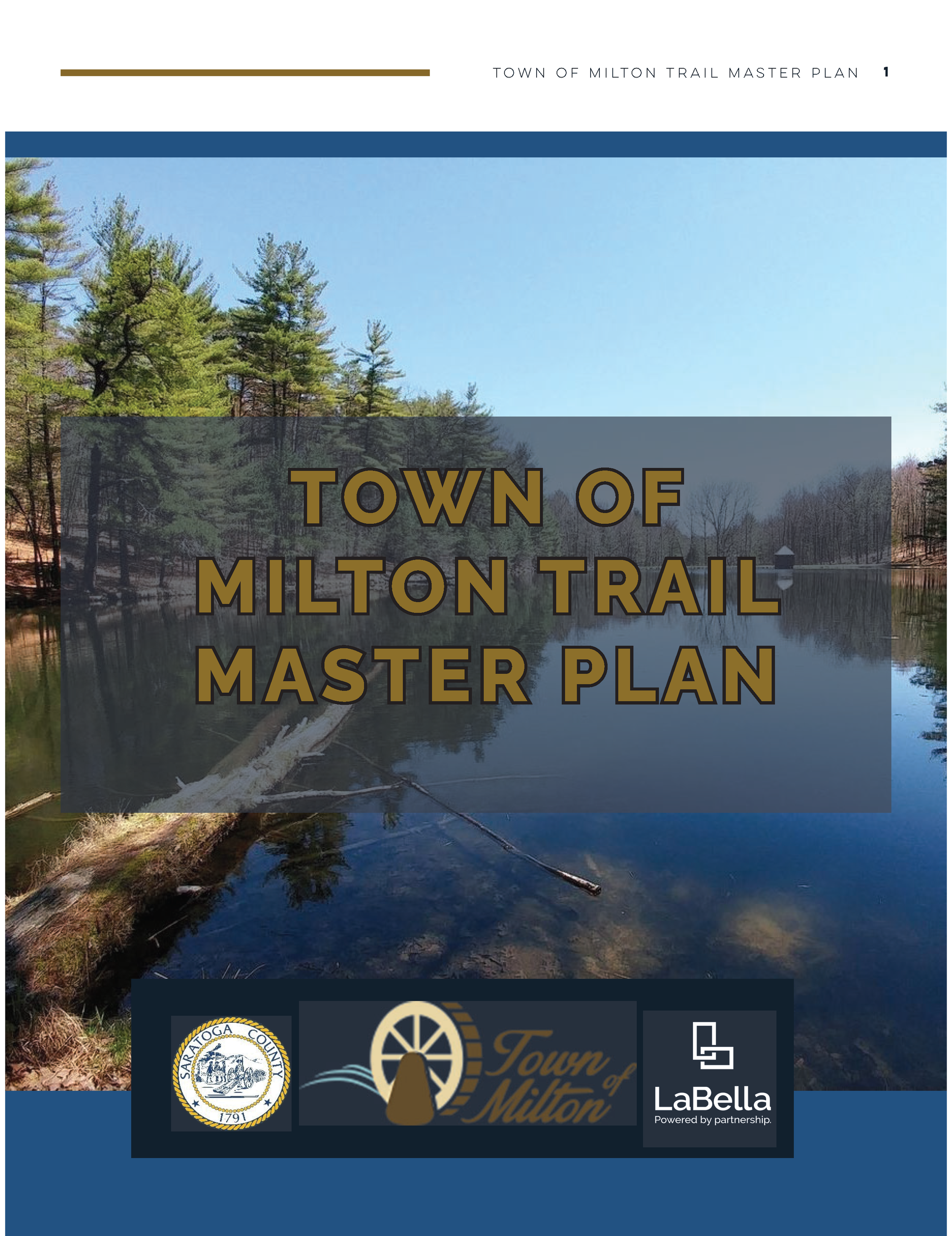 Town of Milton Trail Master Plan Cover 