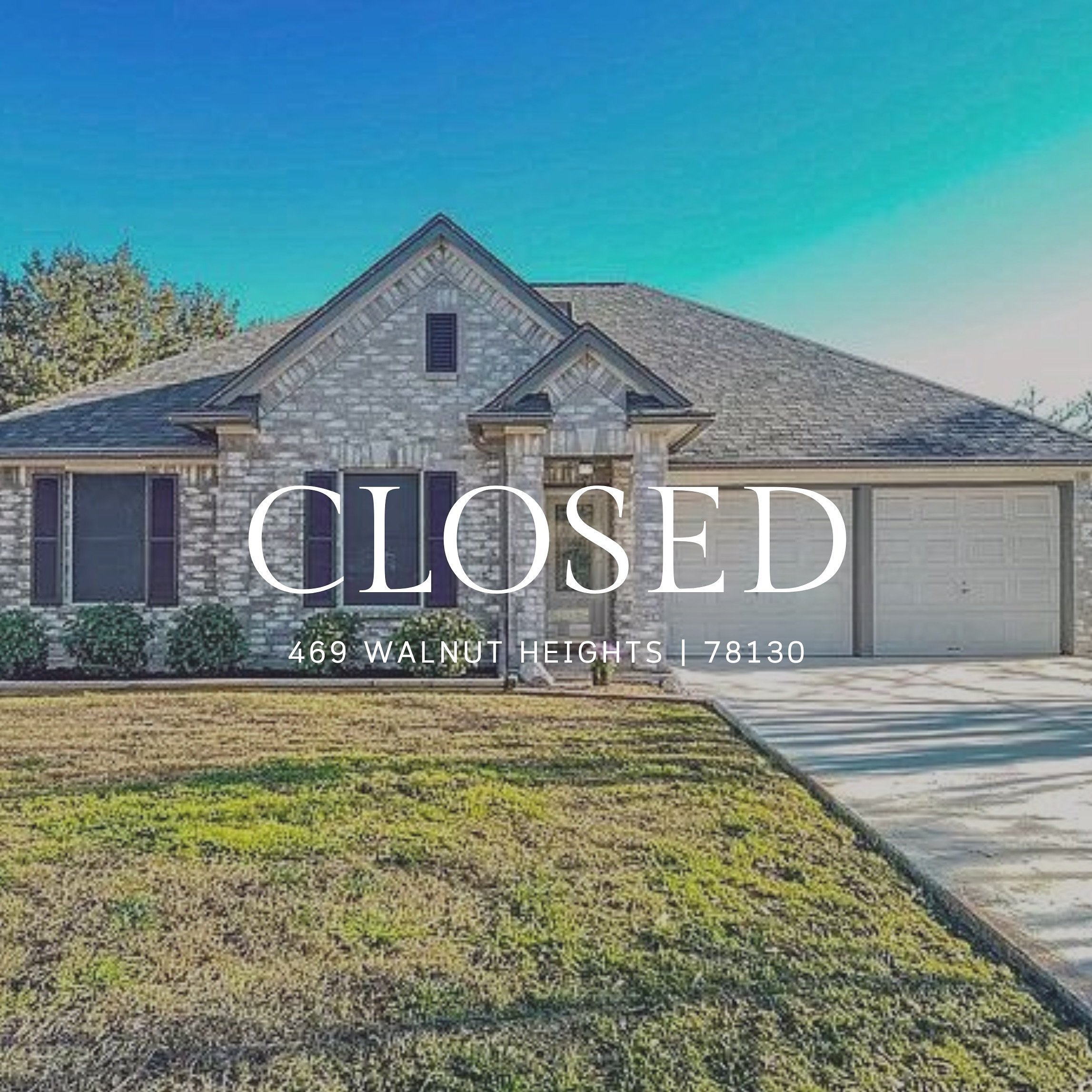 CLOSED in New Braunfels 🎉 

Prior to beginning their search, these clients of mine had never been to New Braunfels. I&rsquo;m so thankful they trusted me throughout this process and couldn&rsquo;t be happier for them in their new home! 

Morgan Cant