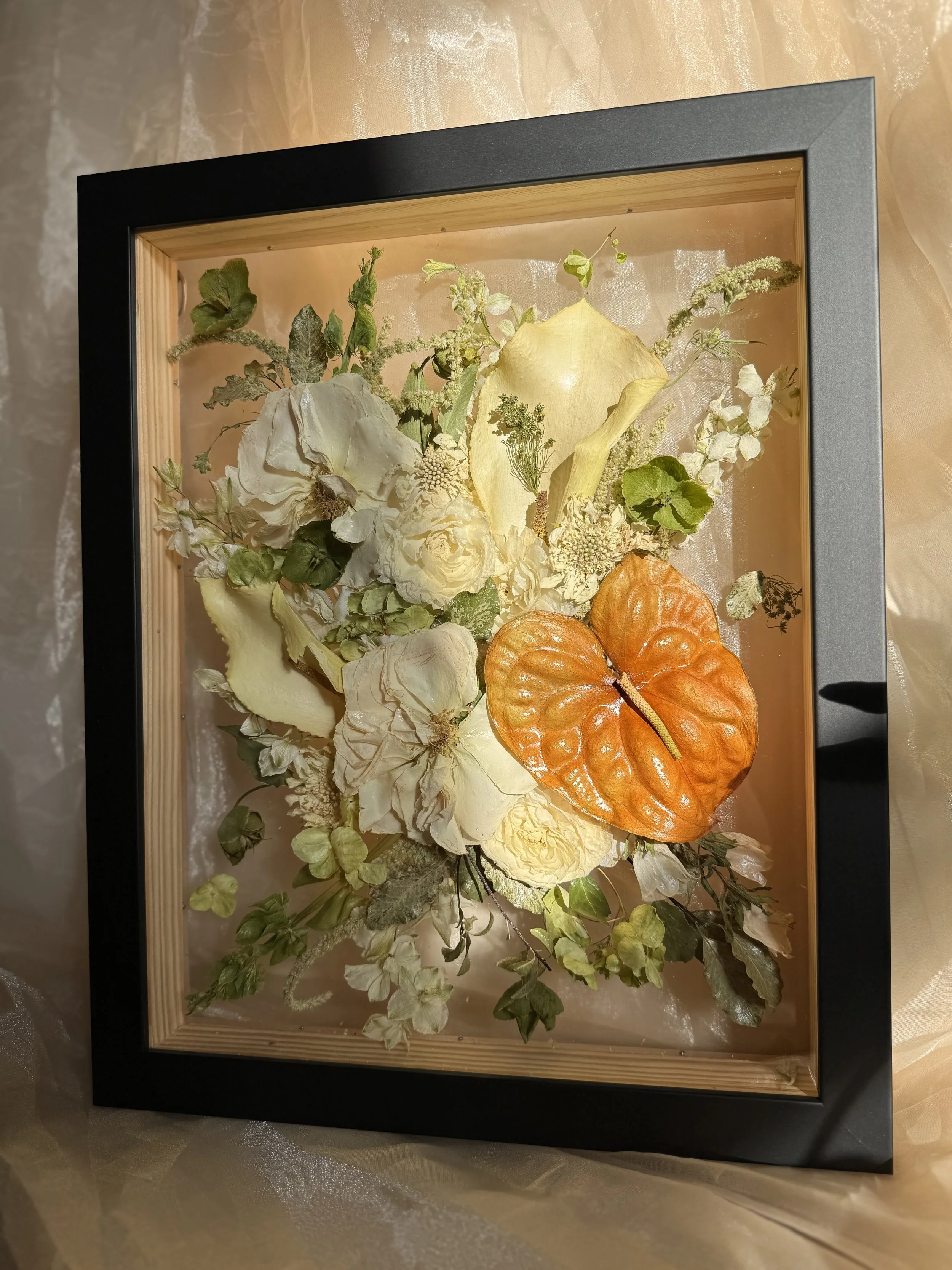 preserved wedding flowers