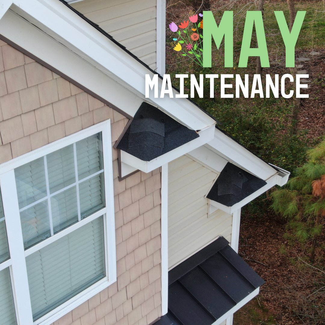 You know what time it is... time for some May Maintenance on your roof! The weather continues to changes so make sure your roof is up for the test⭐️