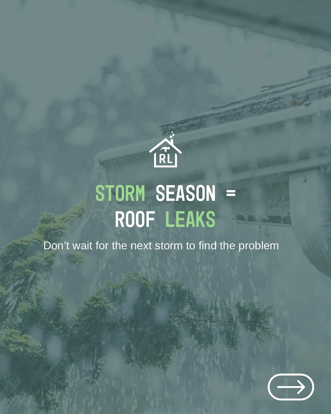 Storms don’t cause roof leaks, they reveal them.
Let RoofLab catch the problem before the weather does. ⛈️
