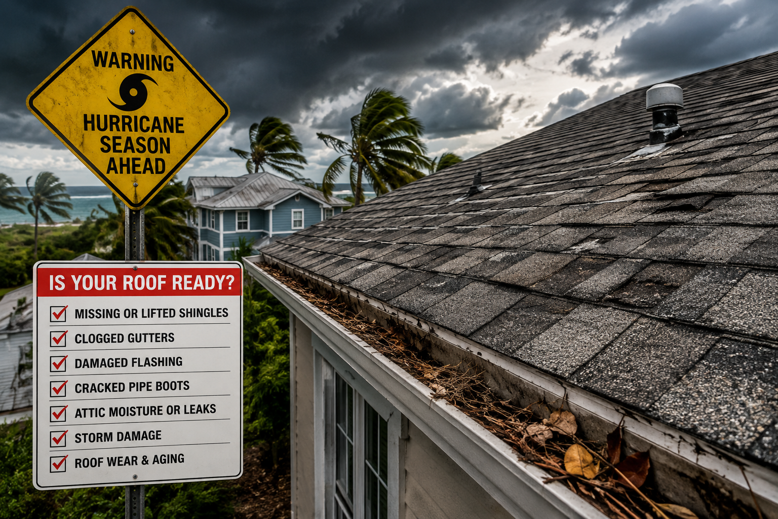 7 Warning Signs Your Roof Won't Survive Another Hurricane Season